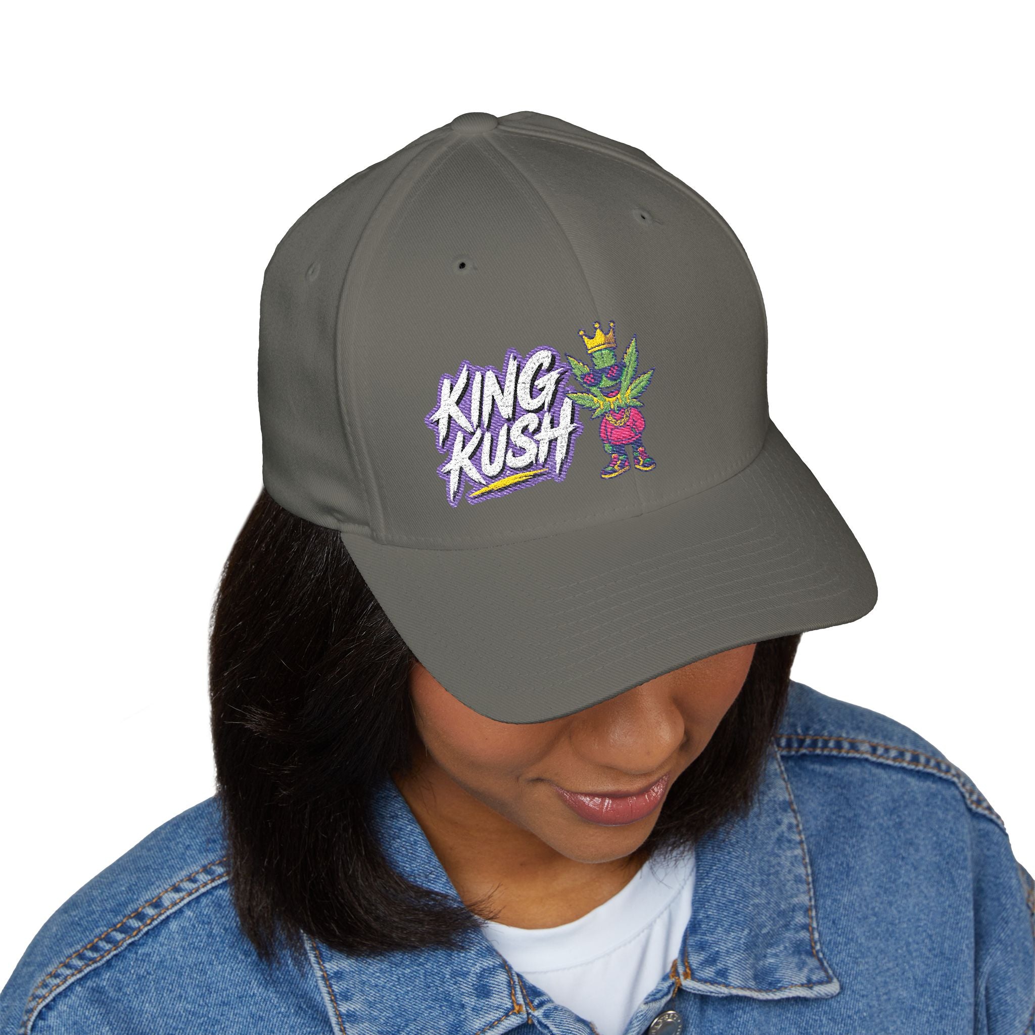 King Rush Embroidered Cap, Fun Gift for Gamers, Casual Streetwear, Fashion Accessories, Birthday Present, Outdoor Activities