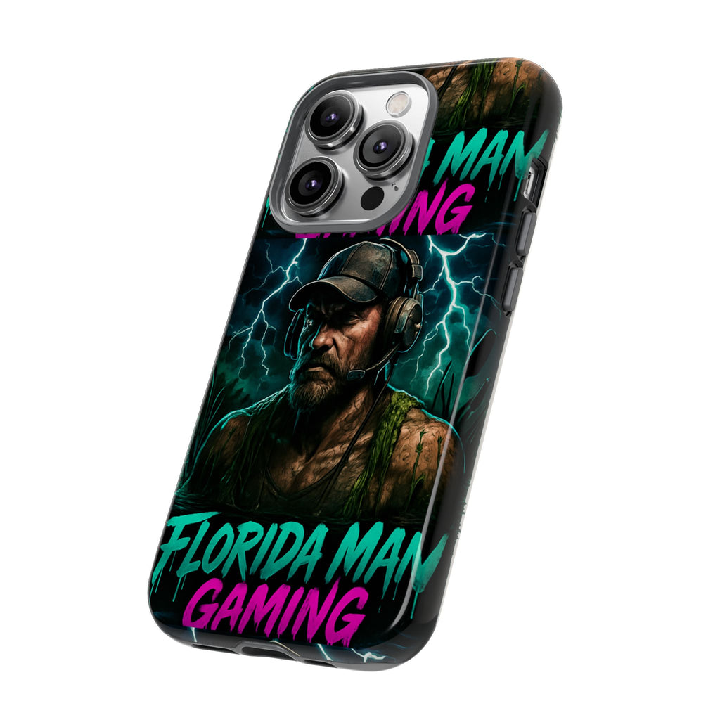 Phone Case - Florida Man Gaming Mascot Rising from the Swamp Tough Case