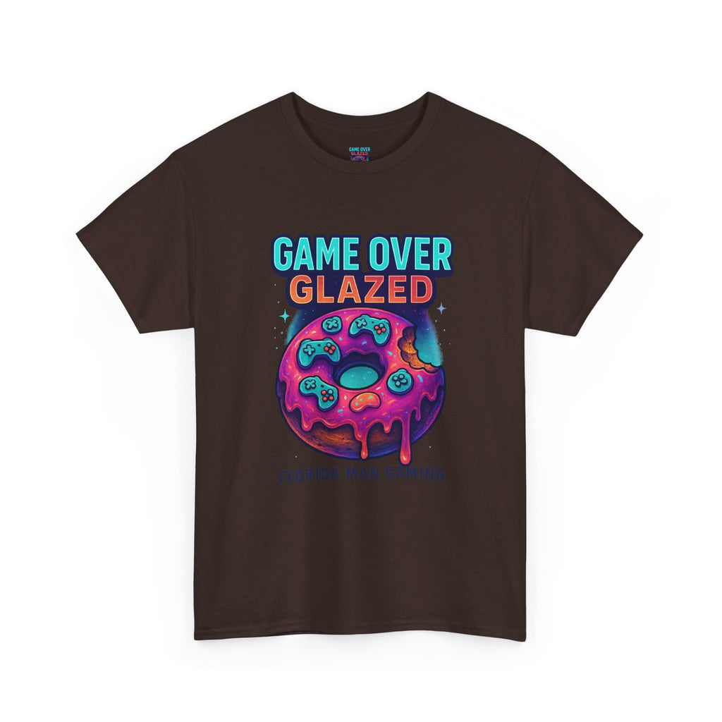 Gaming Graphic Tee for Retro Fun Lovers, Perfect for Gifts, Casual Wear, Gaming Events, Game Over Design