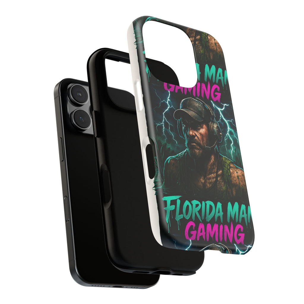 Phone Case - Florida Man Gaming Mascot Rising from the Swamp Tough Case