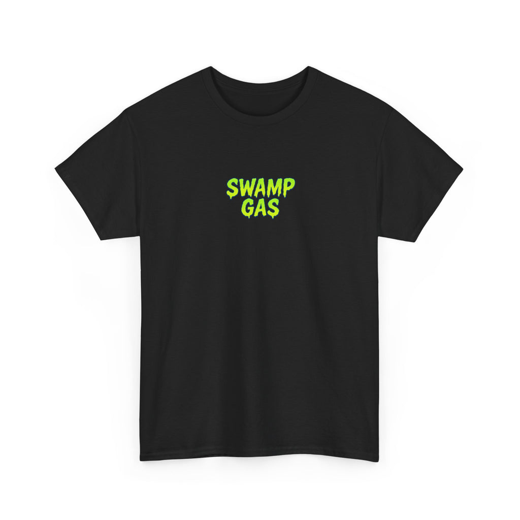 Swamp Gas Monster Unisex Tee, Fun Graphic Shirt, Gift for Monster Lovers, Casual Wear, Halloween Apparel, Youth and Adult Sizes