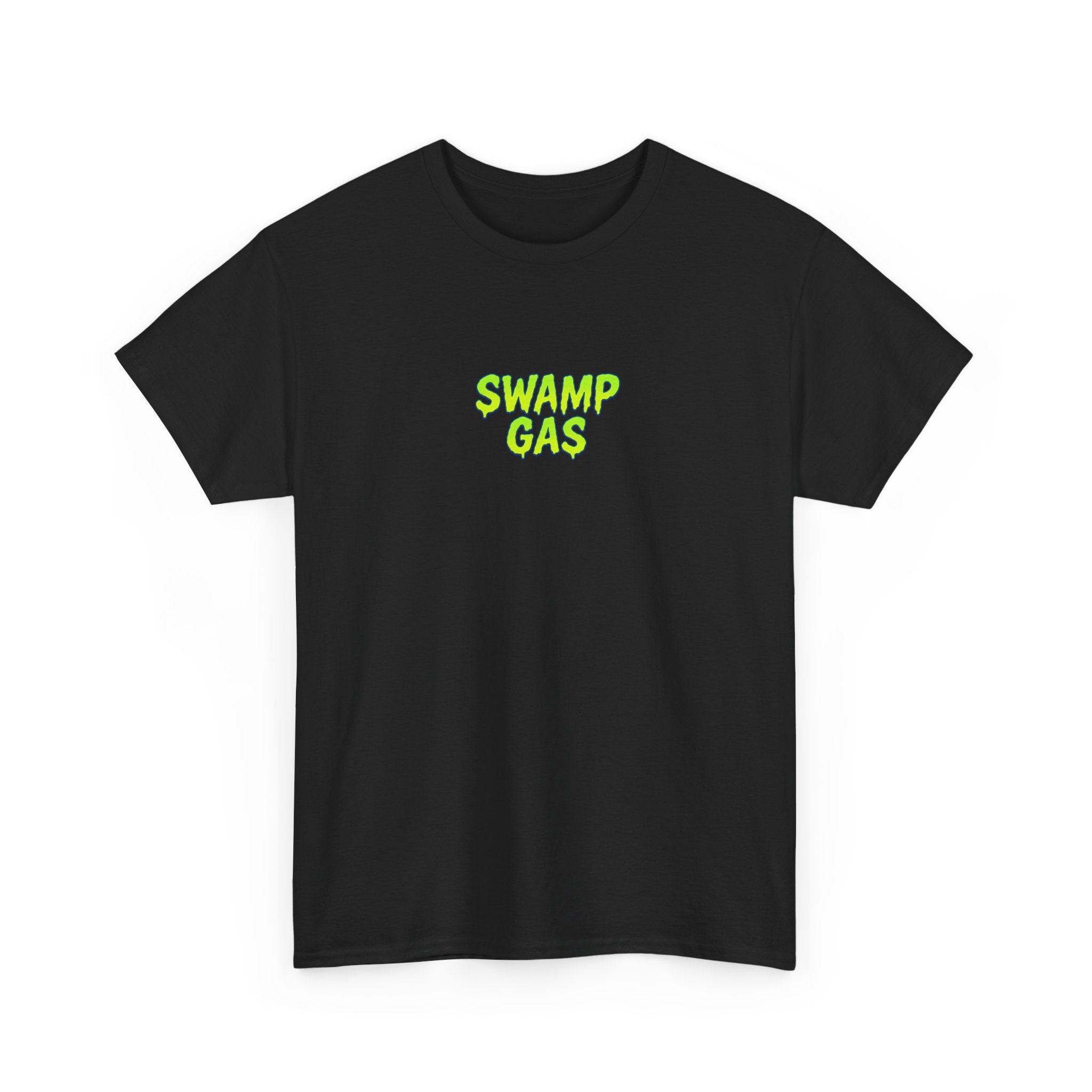 Swamp Gas Monster Unisex Tee, Fun Graphic Shirt, Gift for Monster Lovers, Casual Wear, Halloween Apparel, Youth and Adult Sizes