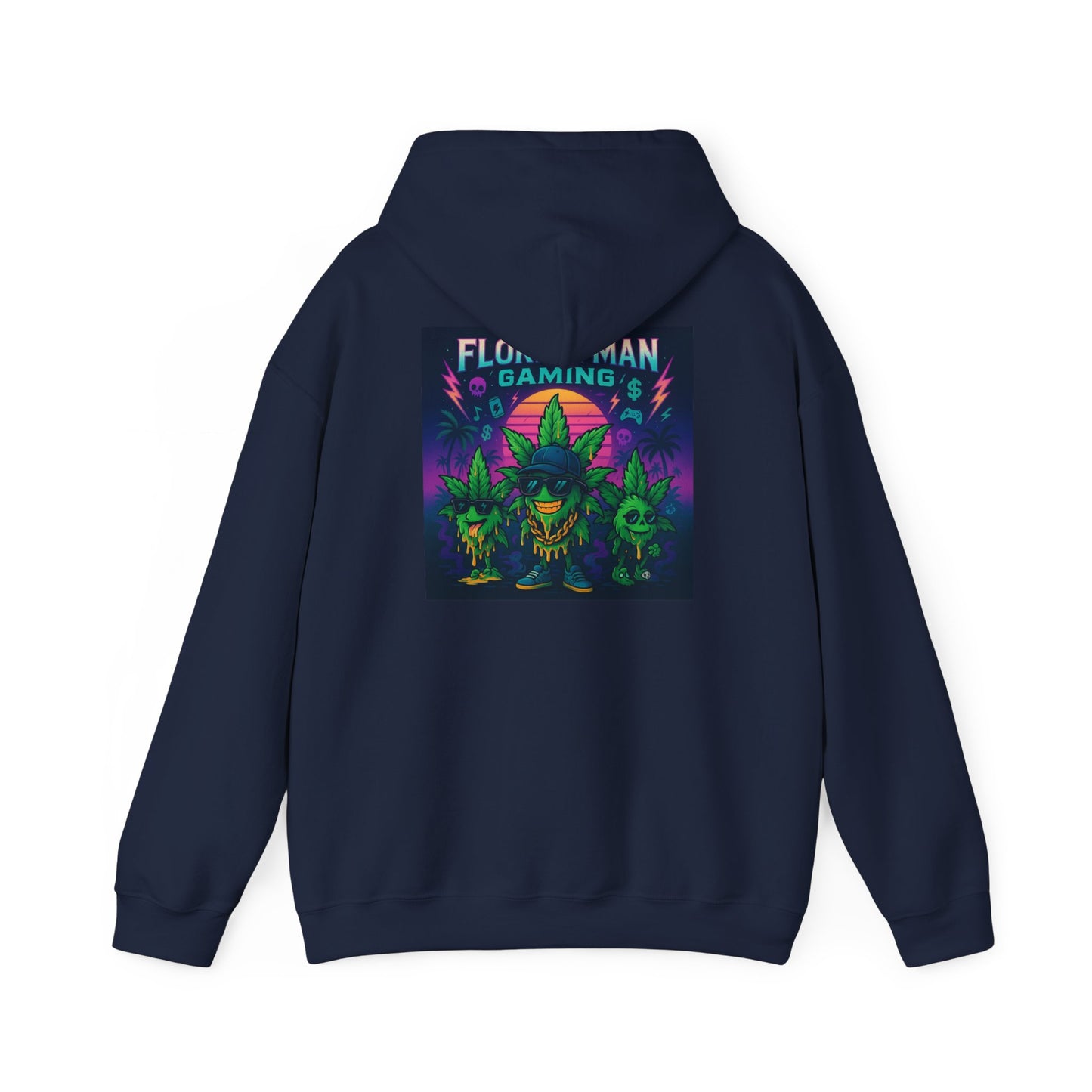 Gamer Hooded Sweatshirt with Colorful Monster Design, Unisex Hoodie for Gaming Lovers, Perfect Gift for Birthdays, Cosplay, and Holidays