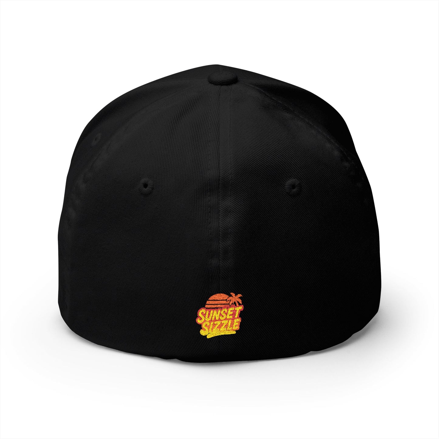 Cap - Sunset Sizzle Embroidery Design - Vaporwave Streetwear
