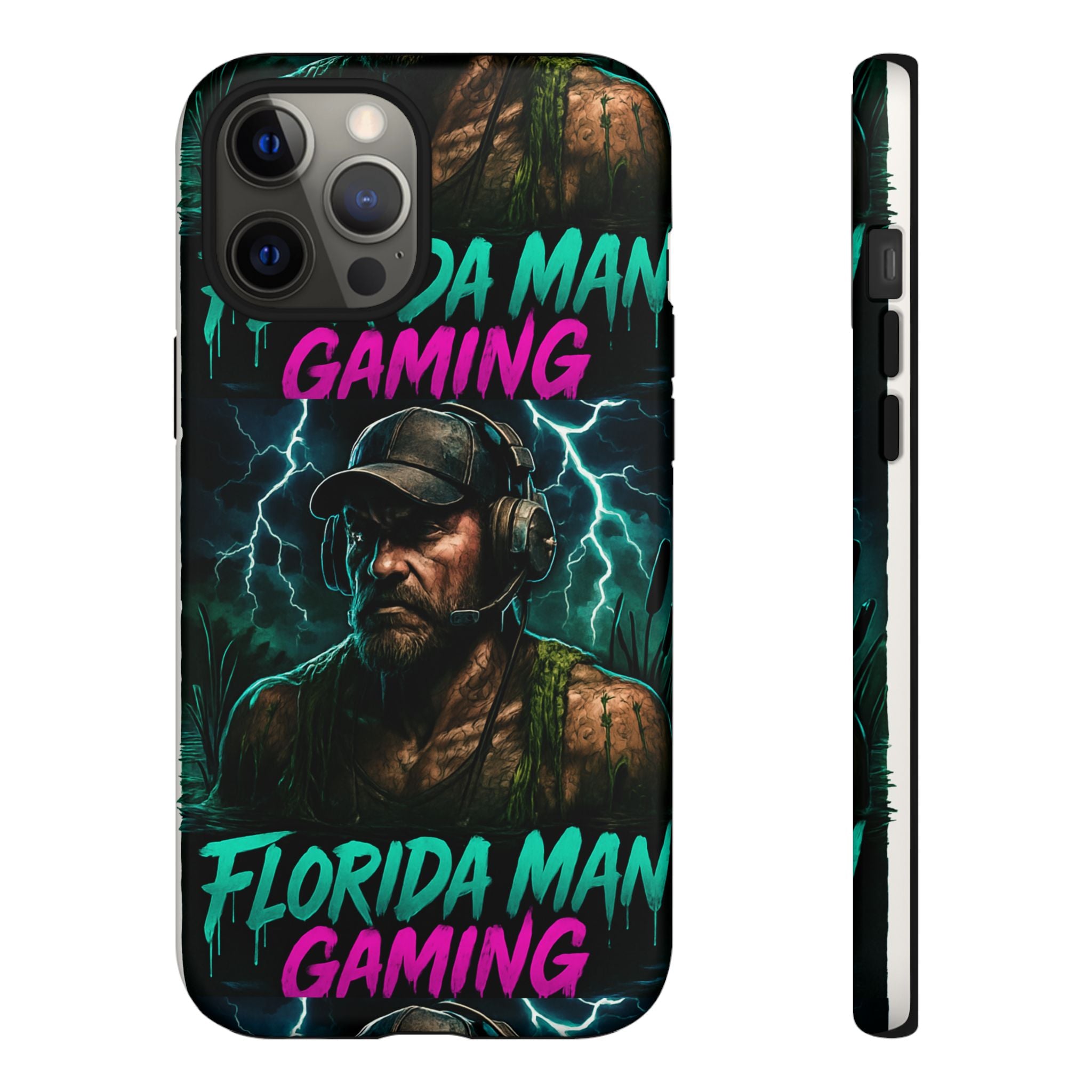 Phone Case - Florida Man Gaming Mascot Rising from the Swamp Tough Case