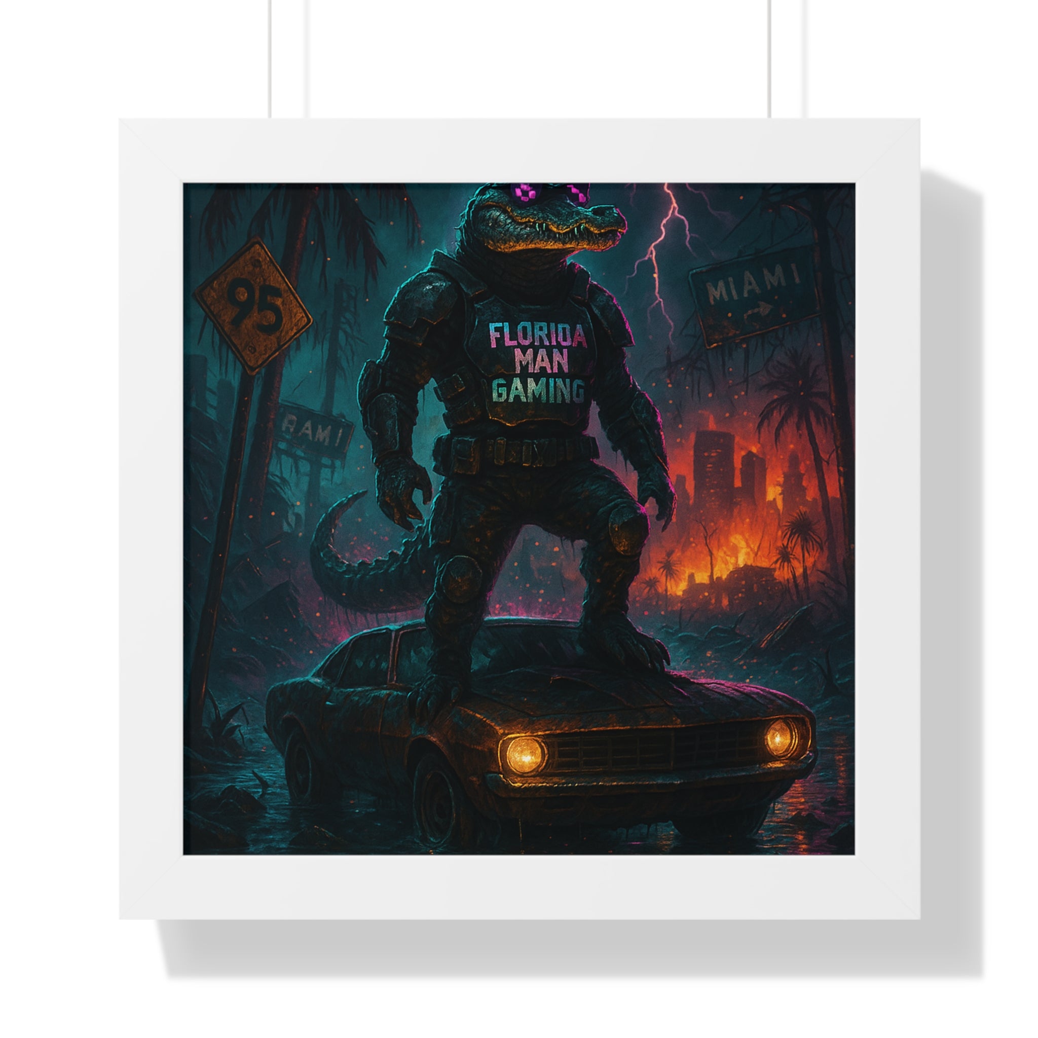 Framed Vertical Poster