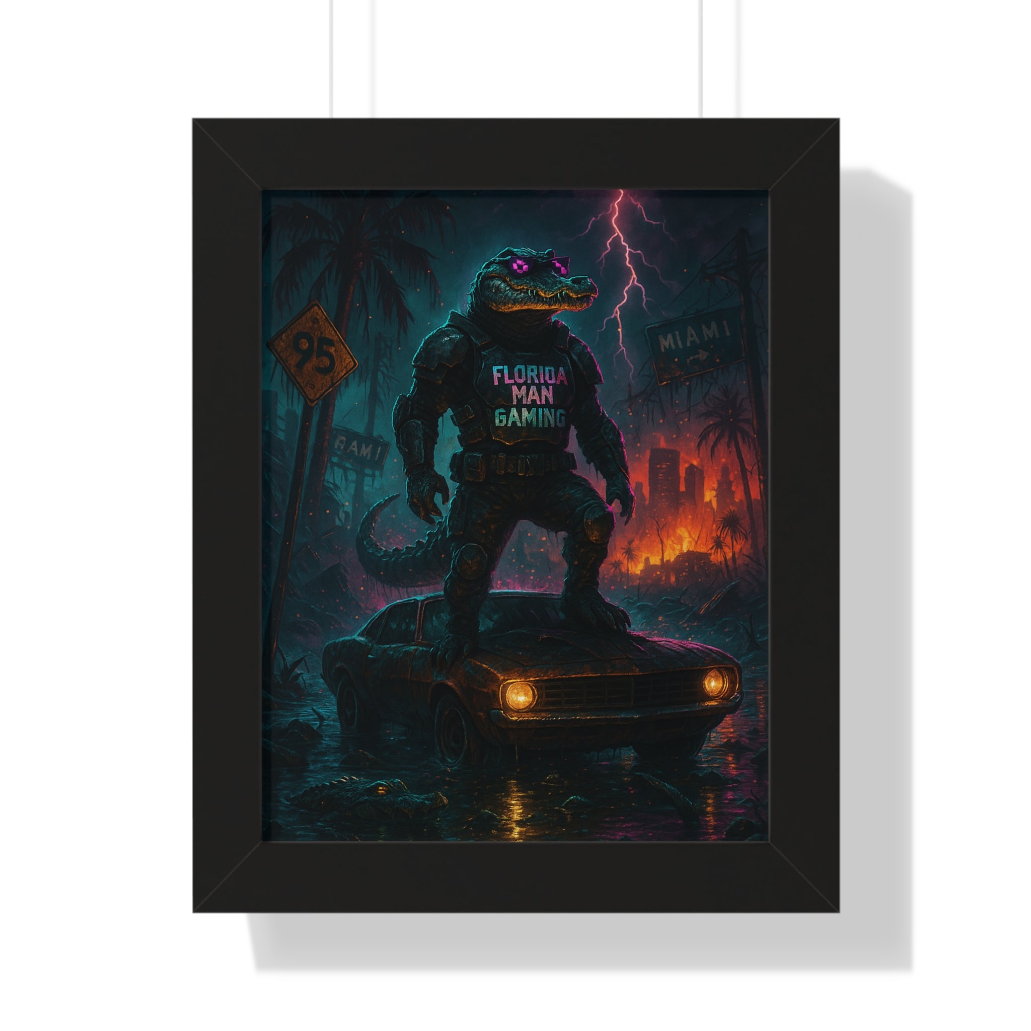 Framed Vertical Poster