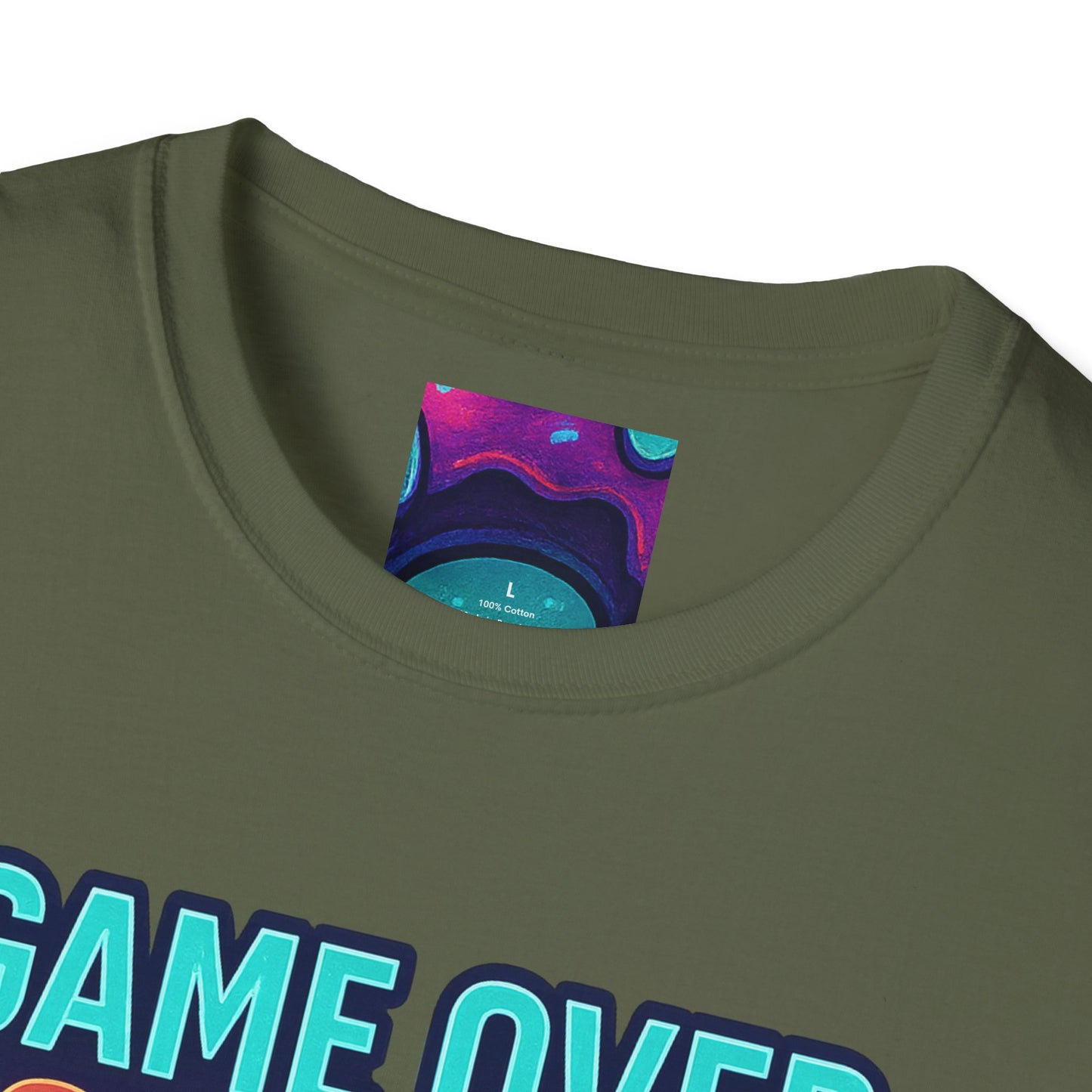 Retro Gamer Donut T-Shirt - Fun Gaming Tee, Unisex Softstyle, Perfect for Gamers, Gaming Events, Birthday Gifts, Casual Wear