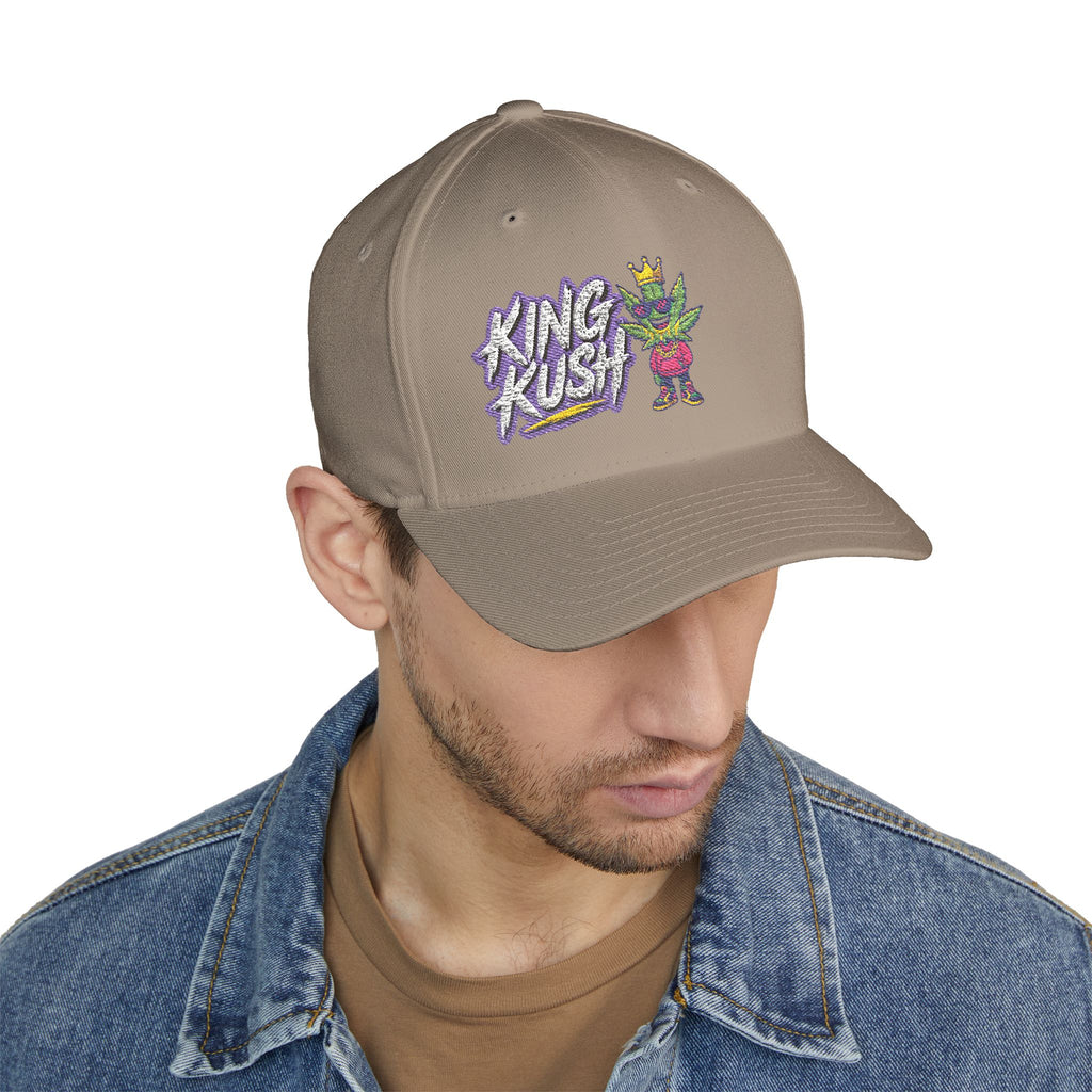 King Rush Embroidered Cap, Fun Gift for Gamers, Casual Streetwear, Fashion Accessories, Birthday Present, Outdoor Activities