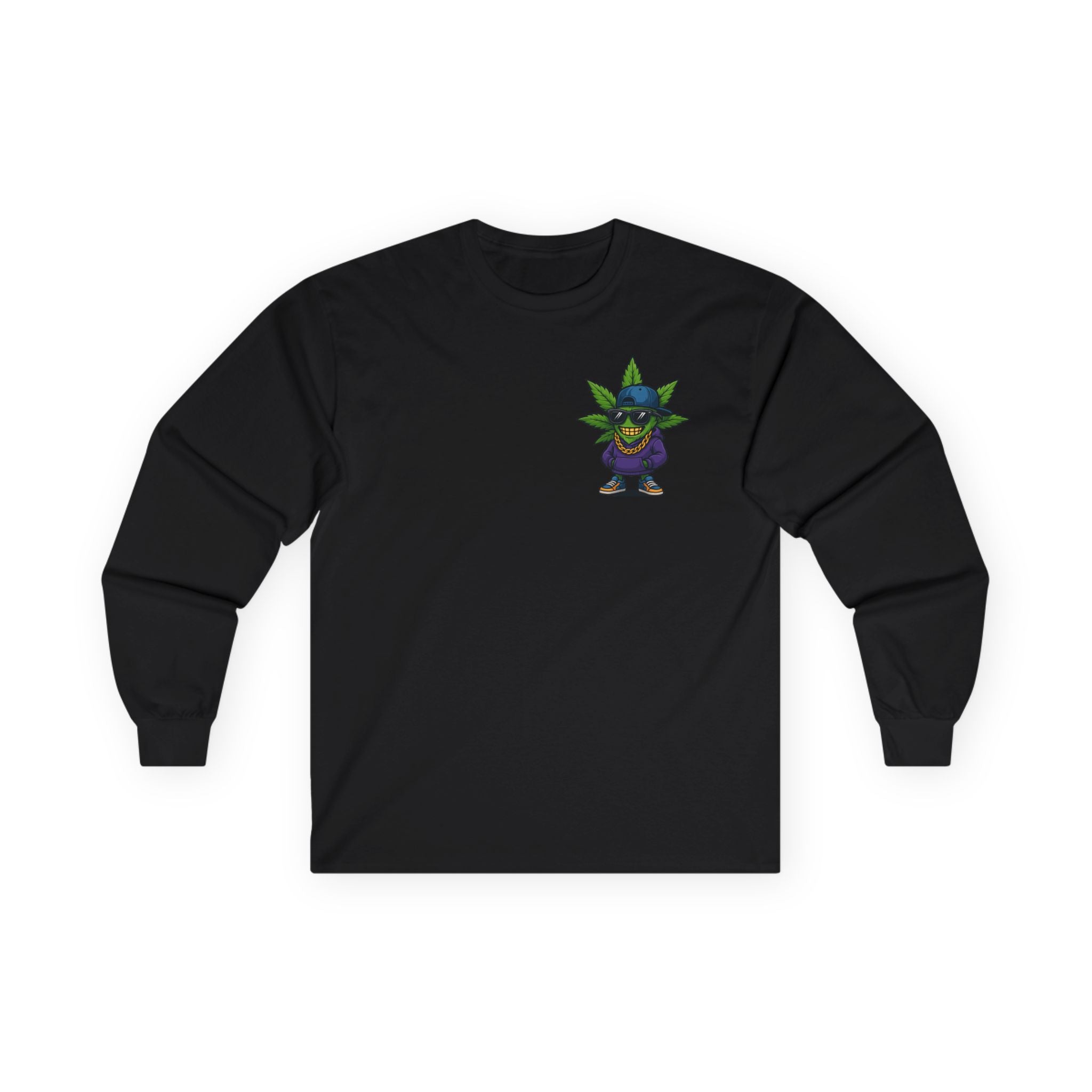 Florida Man Gaming Long Sleeve Tee - Unisex Cotton Shirt for Gamers, Halloween, Gift, Streetwear, Weed Culture