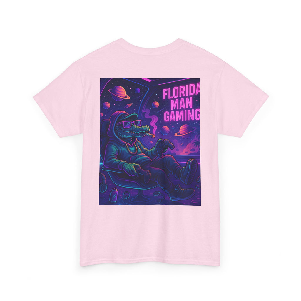 Florida Man Gaming Unisex Cotton Tee, Fun Florida Humor, Gamer Shirt, Unique Gift, Unisex T-shirt