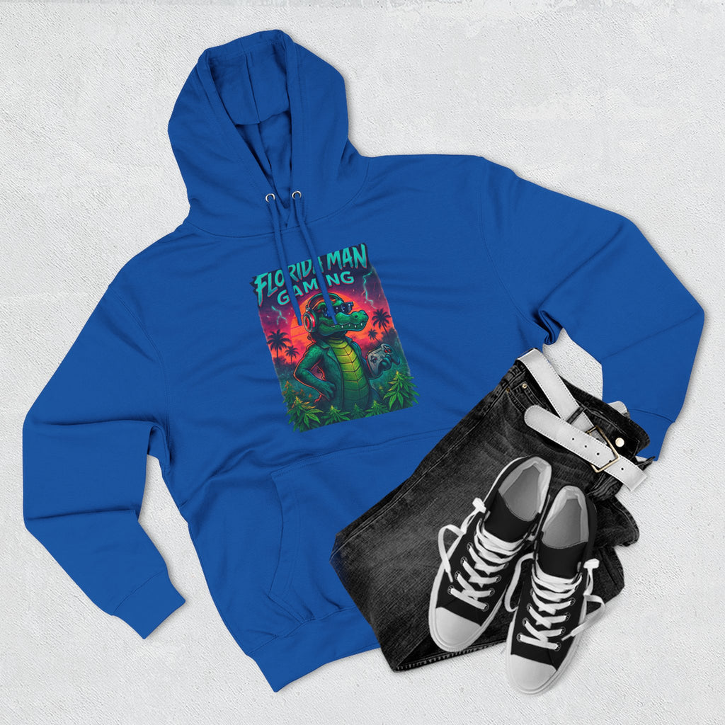 Gamer Fleece Hoodie - Cozy Dragon Design, Perfect for Gaming Sessions, Gifts for Gamers, Casual Wear, Fun Streetwear