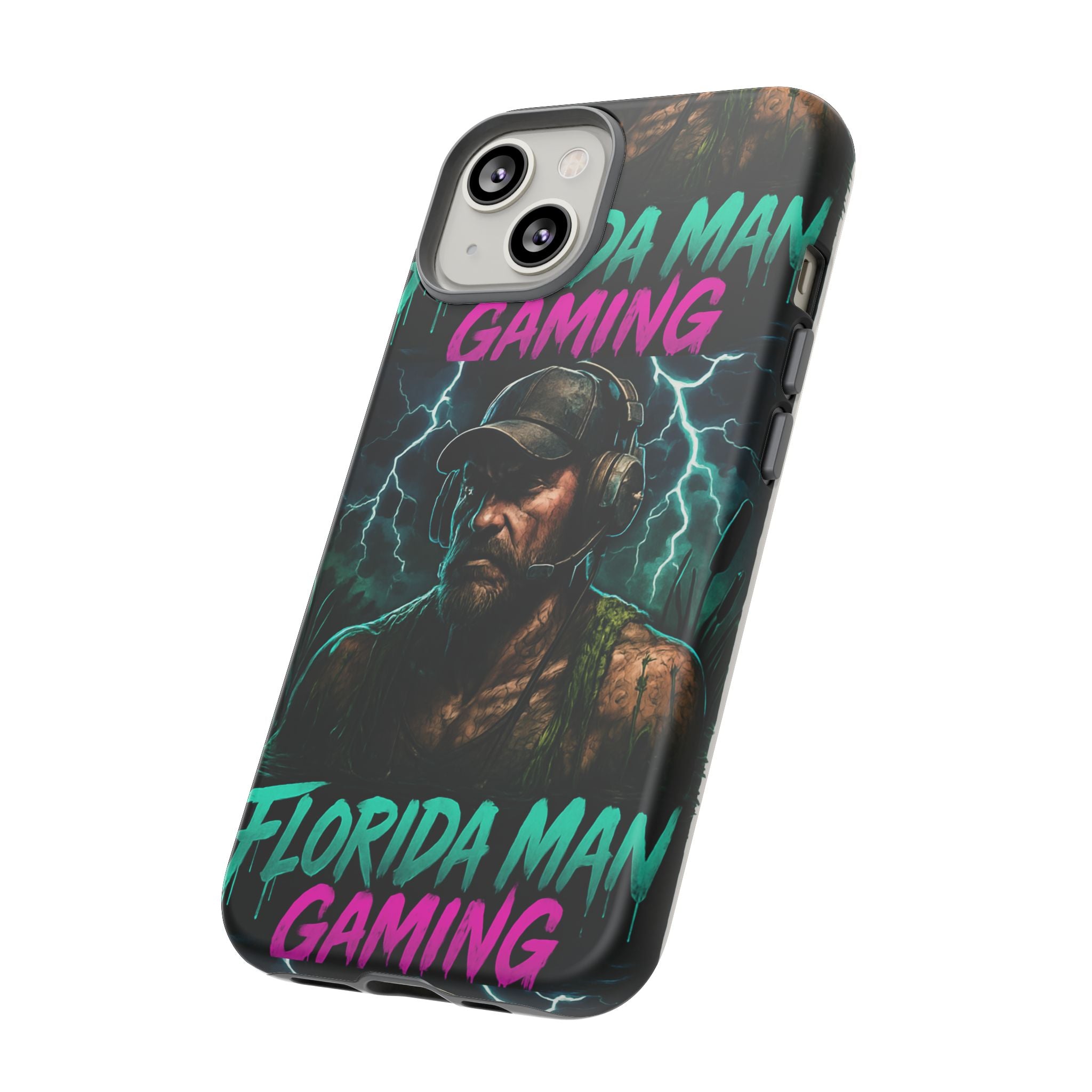Phone Case - Florida Man Gaming Mascot Rising from the Swamp Tough Case