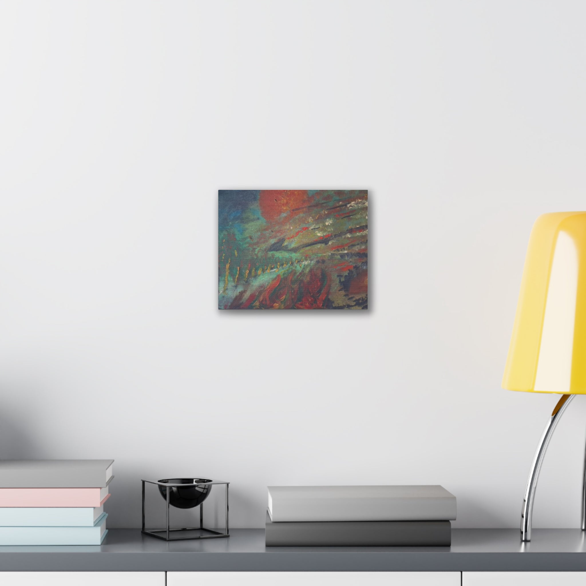 Abstract Sunrise Landscape Canvas Print — Stretched 0.75"