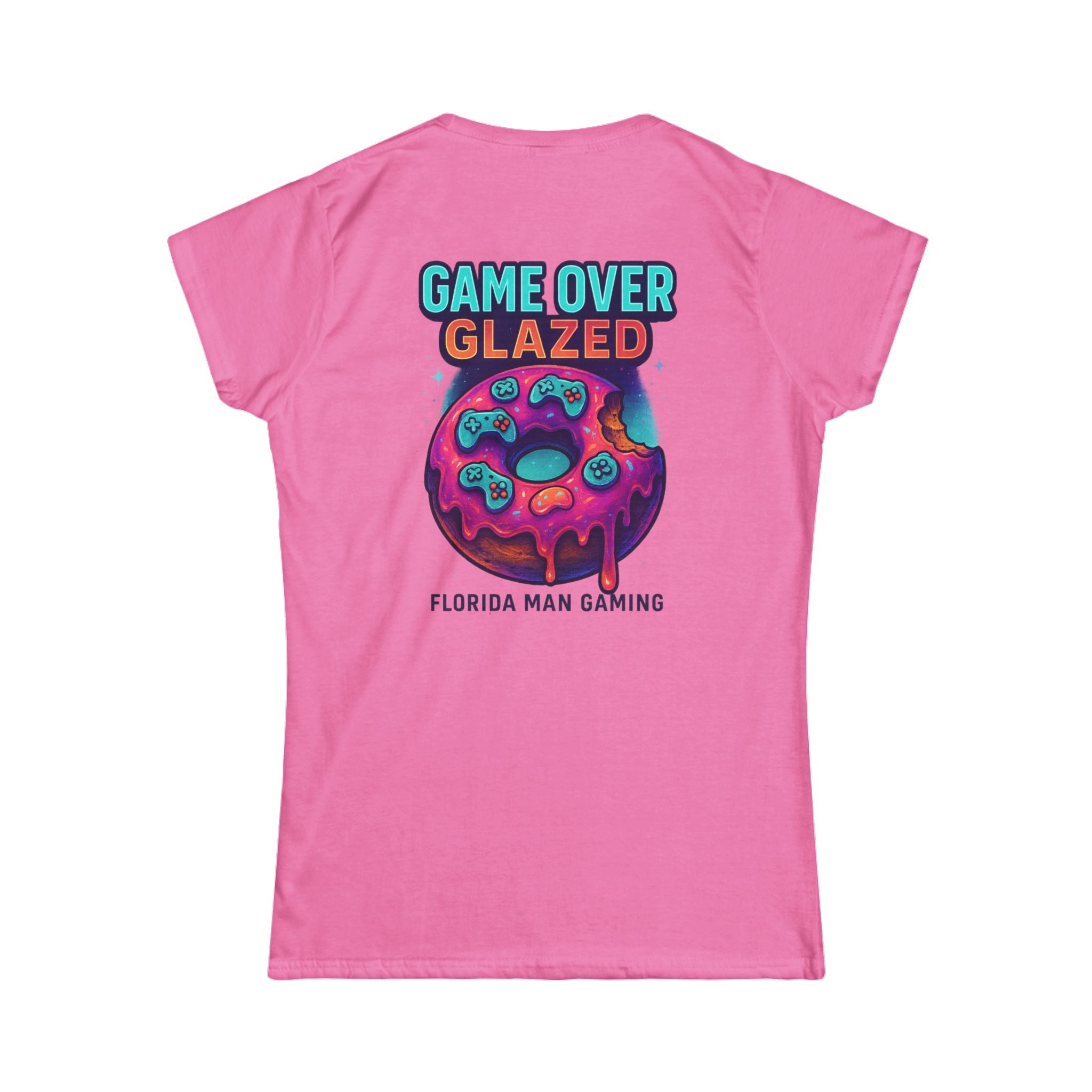 Gaming-Inspired Women's Softstyle Tee - Perfect for Gamers, Nerds, Birthday Gifts, Gaming Events, Casual Wear