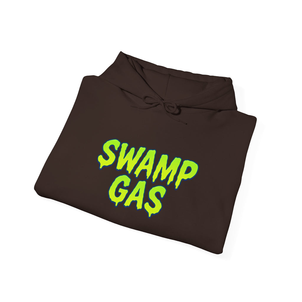 Swamp Gas Unisex Hoodie | Fun Gift for Halloween, Cozy Casual Wear, Unique Graphic Sweatshirt, Quirky Style, Perfect for Fall
