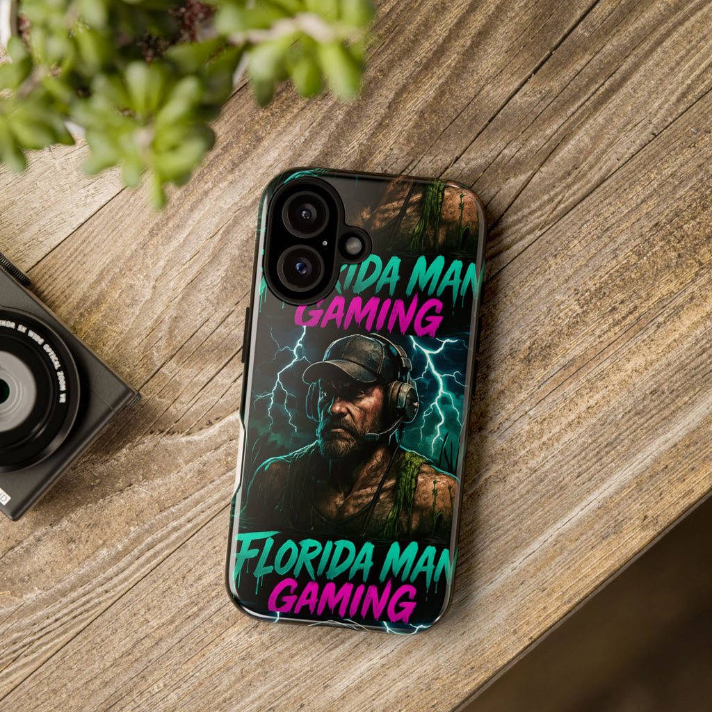 Phone Case - Florida Man Gaming Mascot Rising from the Swamp Tough Case