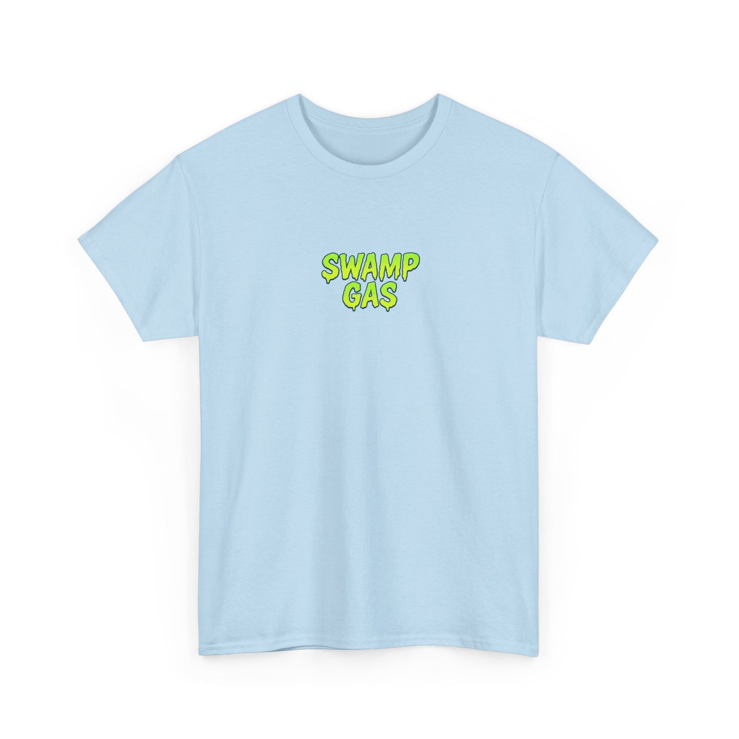 Swamp Gas Monster Unisex Tee, Fun Graphic Shirt, Gift for Monster Lovers, Casual Wear, Halloween Apparel, Youth and Adult Sizes