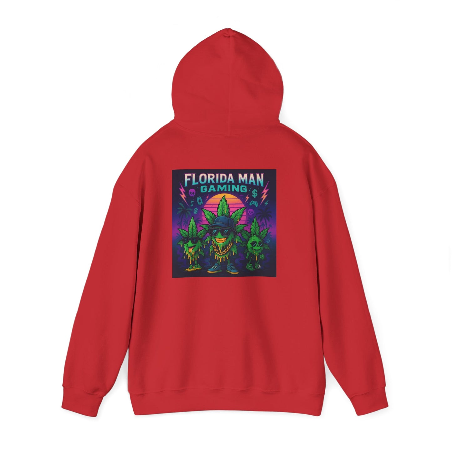 Gamer Hooded Sweatshirt with Colorful Monster Design, Unisex Hoodie for Gaming Lovers, Perfect Gift for Birthdays, Cosplay, and Holidays