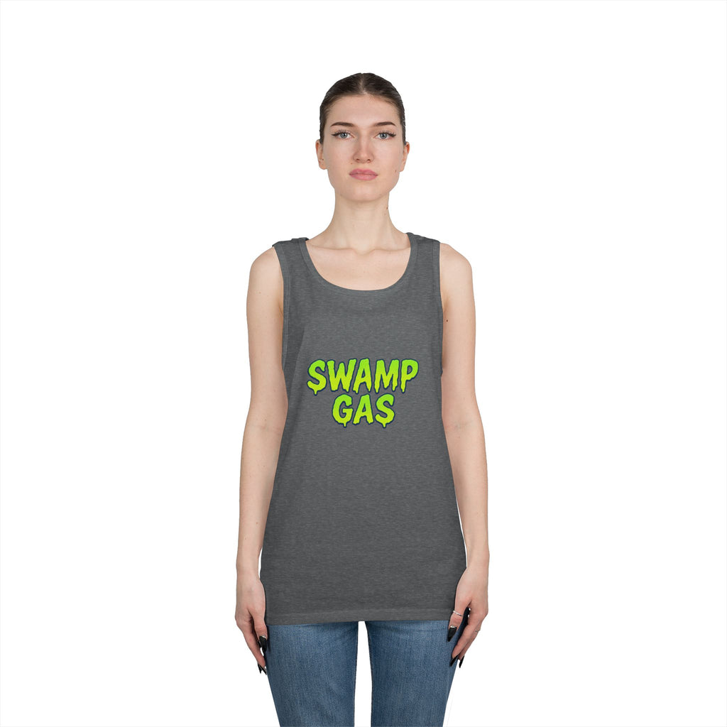 Swamp Gas Unisex Heavy Cotton Tank Top - Fun Summer Wear, Gift for Nature Lovers, Casual Beach Outfit, Eco-Friendly Apparel, Unique [...]