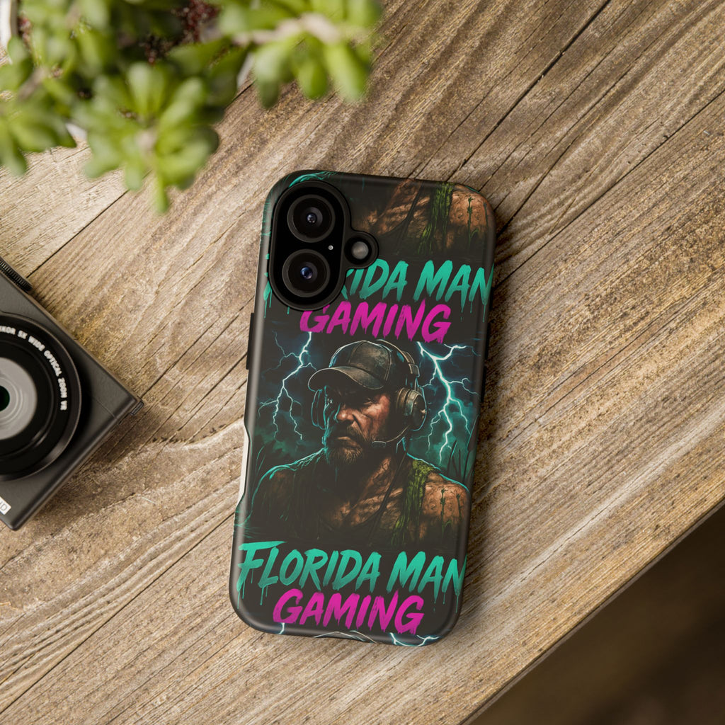 Phone Case - Florida Man Gaming Mascot Rising from the Swamp Tough Case