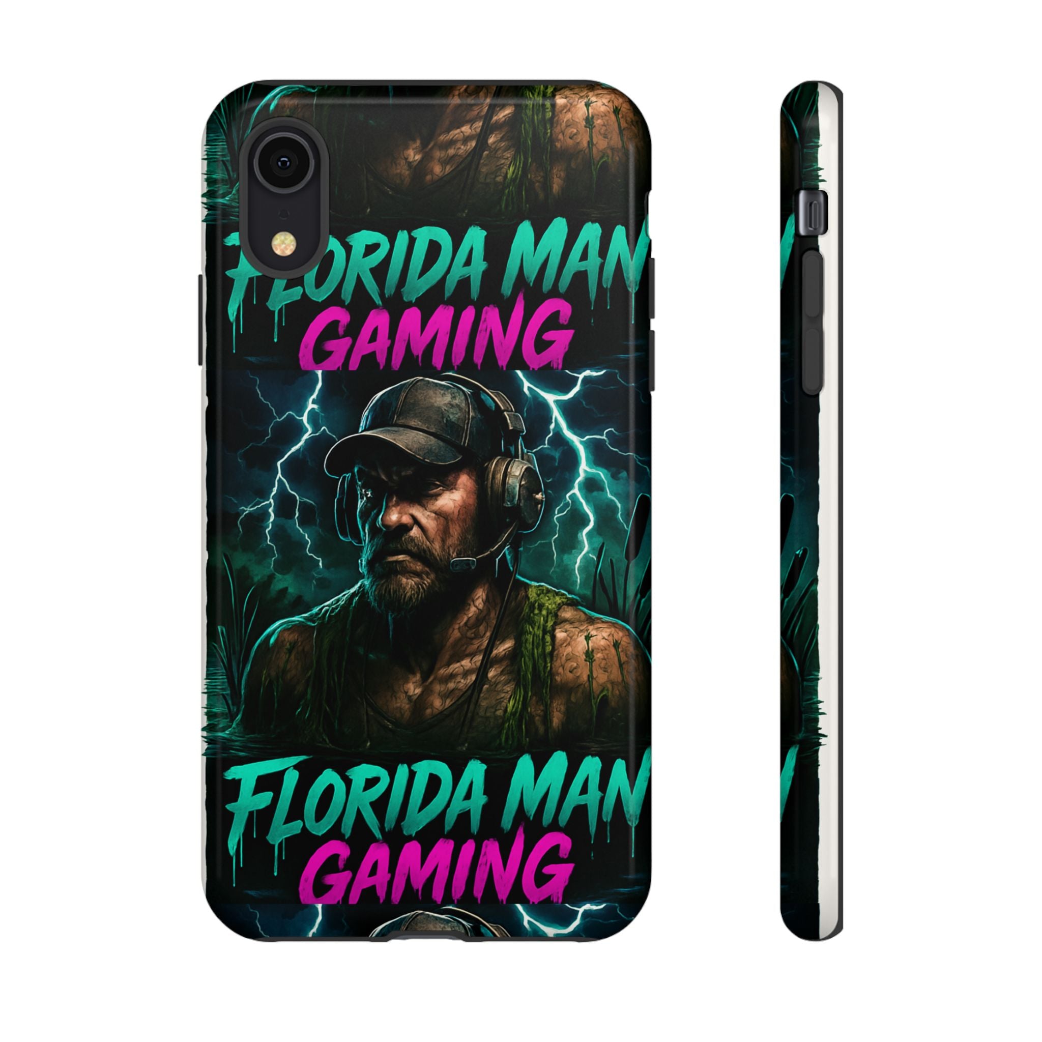 Phone Case - Florida Man Gaming Mascot Rising from the Swamp Tough Case