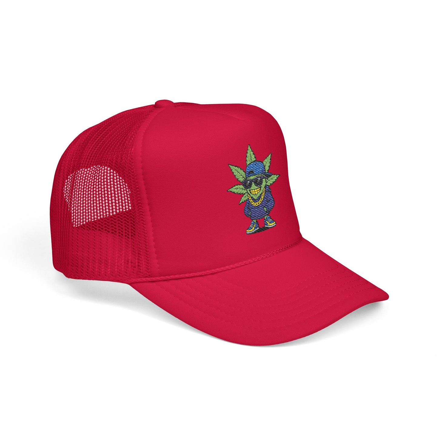 Cool Embroidered Foam Trucker Hat for Trendsetters, Everyday Style, Gift for Him, Outdoor Activities, Unique Streetwear