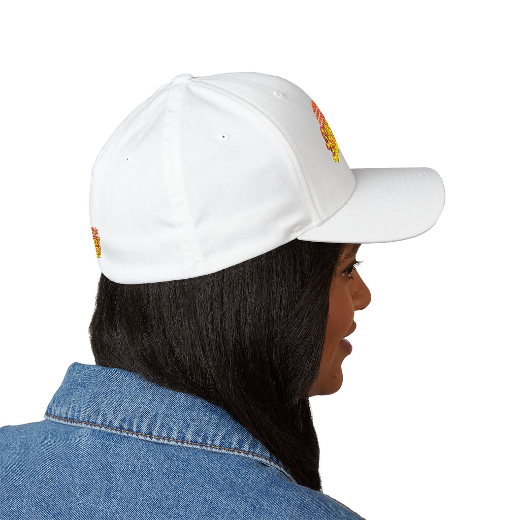 Cap - Sunset Sizzle Embroidery Design - Vaporwave Streetwear