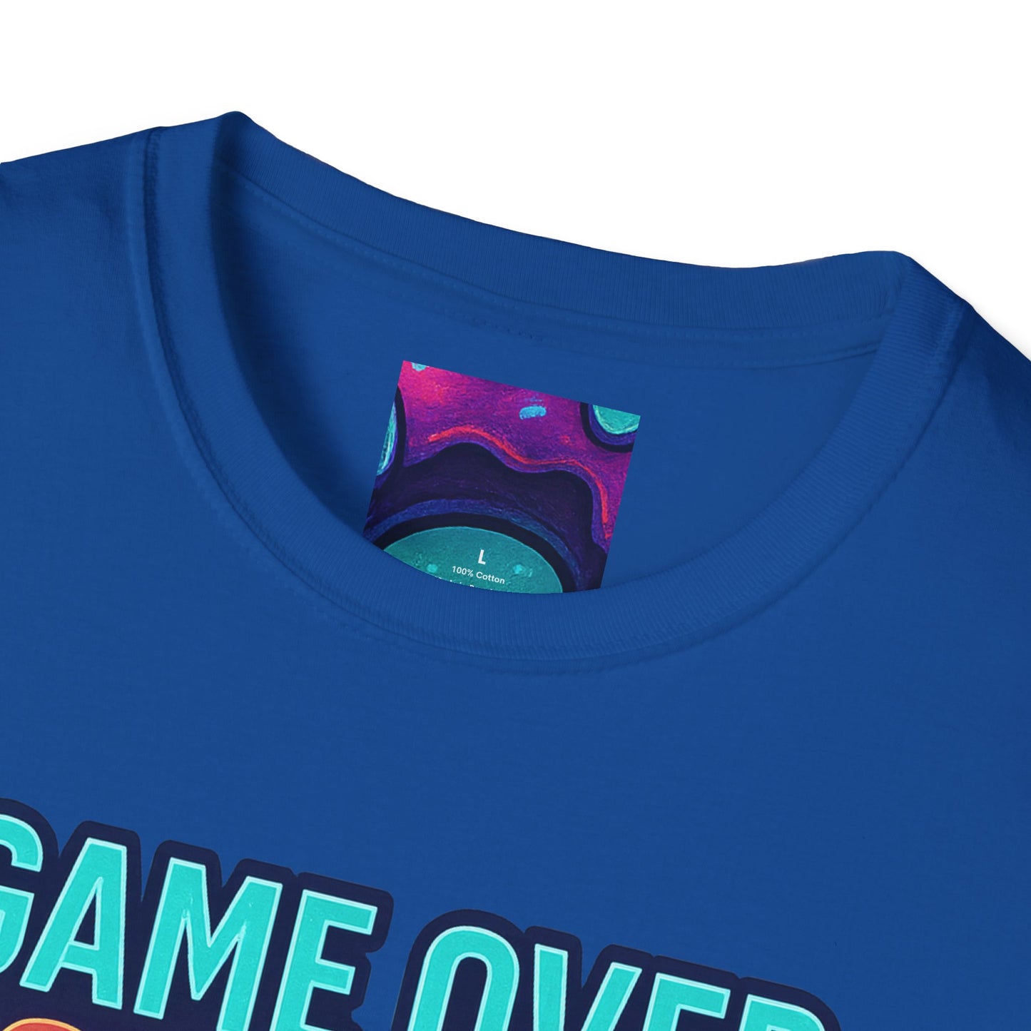 Retro Gamer Donut T-Shirt - Fun Gaming Tee, Unisex Softstyle, Perfect for Gamers, Gaming Events, Birthday Gifts, Casual Wear