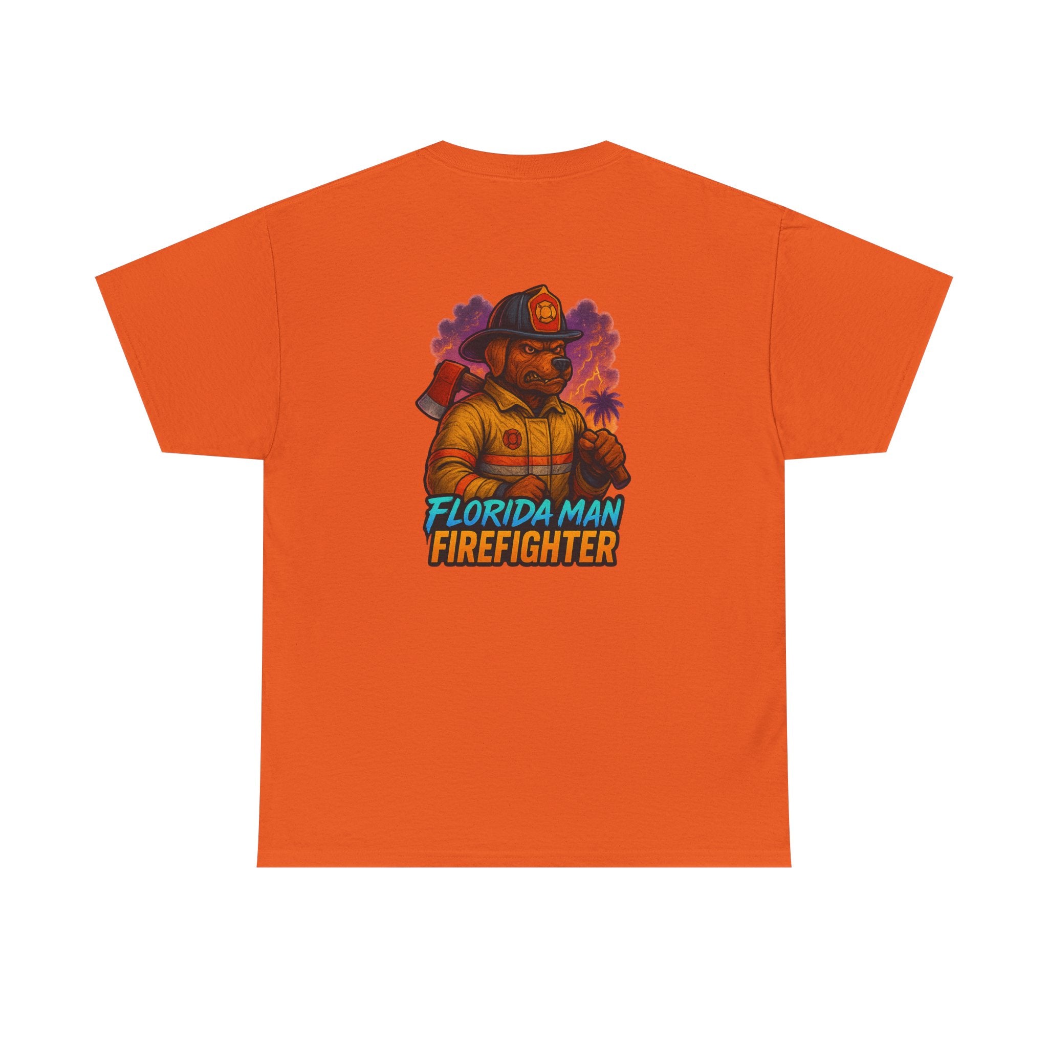 Gaming Tee - Florida Man Blaze Firefighter Gator