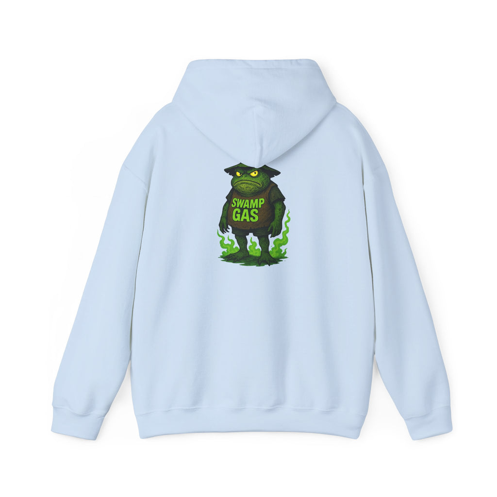 Swamp Gas Unisex Hoodie | Fun Gift for Halloween, Cozy Casual Wear, Unique Graphic Sweatshirt, Quirky Style, Perfect for Fall
