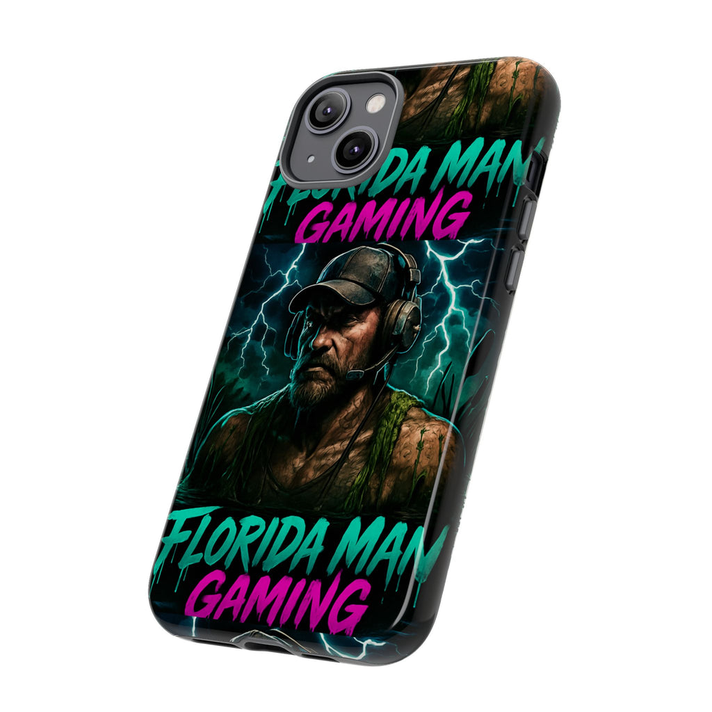 Phone Case - Florida Man Gaming Mascot Rising from the Swamp Tough Case