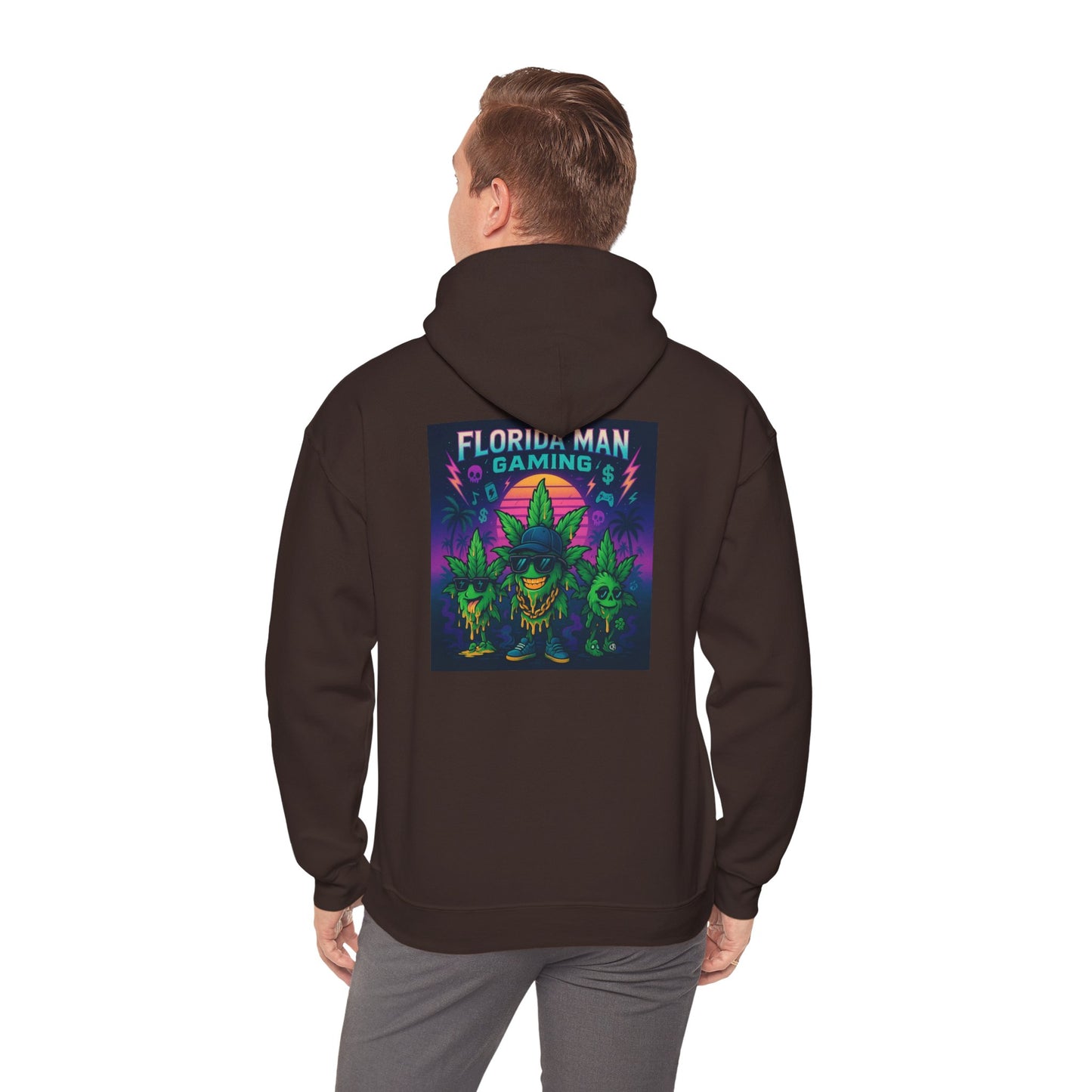 Gamer Hooded Sweatshirt with Colorful Monster Design, Unisex Hoodie for Gaming Lovers, Perfect Gift for Birthdays, Cosplay, and Holidays
