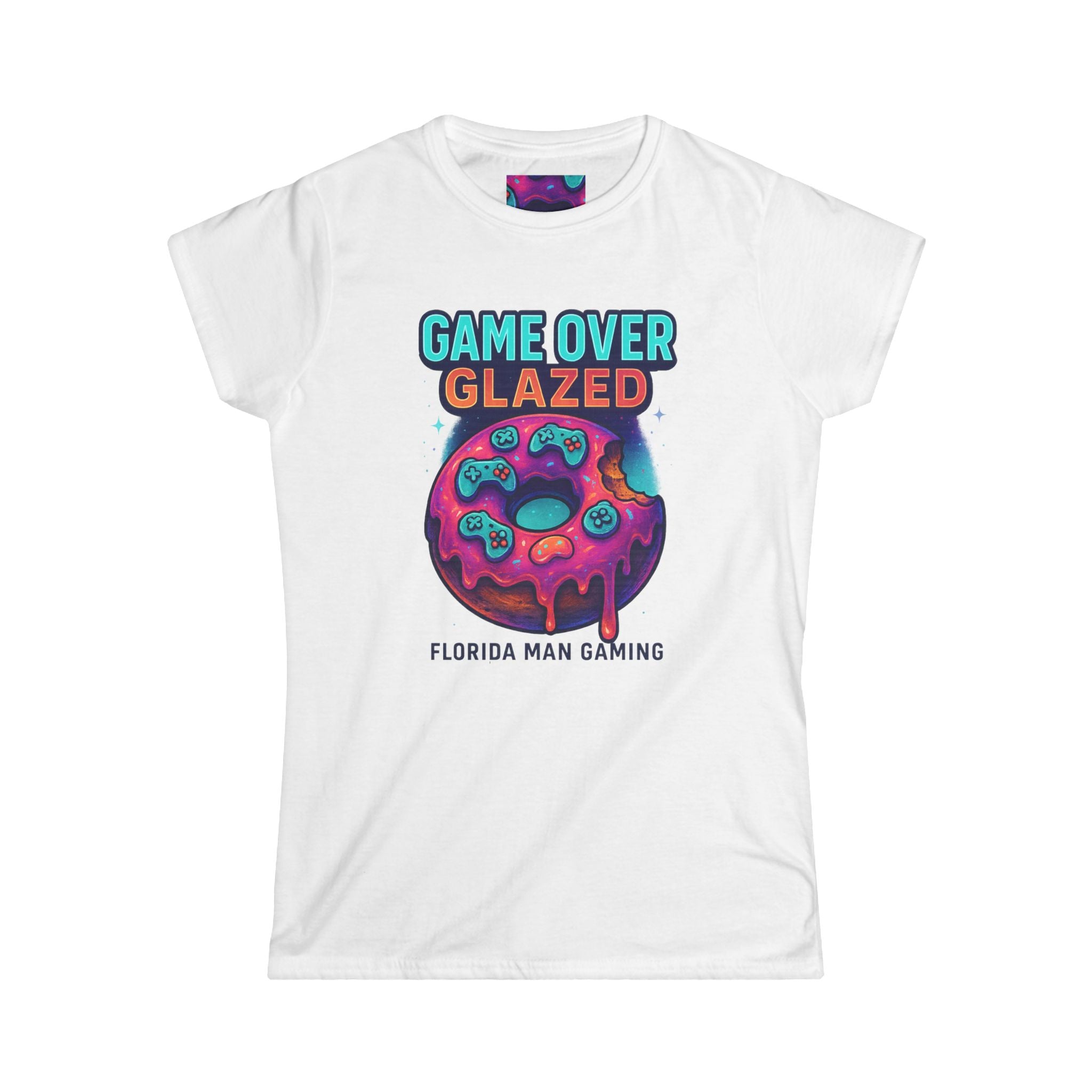 Gaming-Inspired Women's Softstyle Tee - Perfect for Gamers, Nerds, Birthday Gifts, Gaming Events, Casual Wear