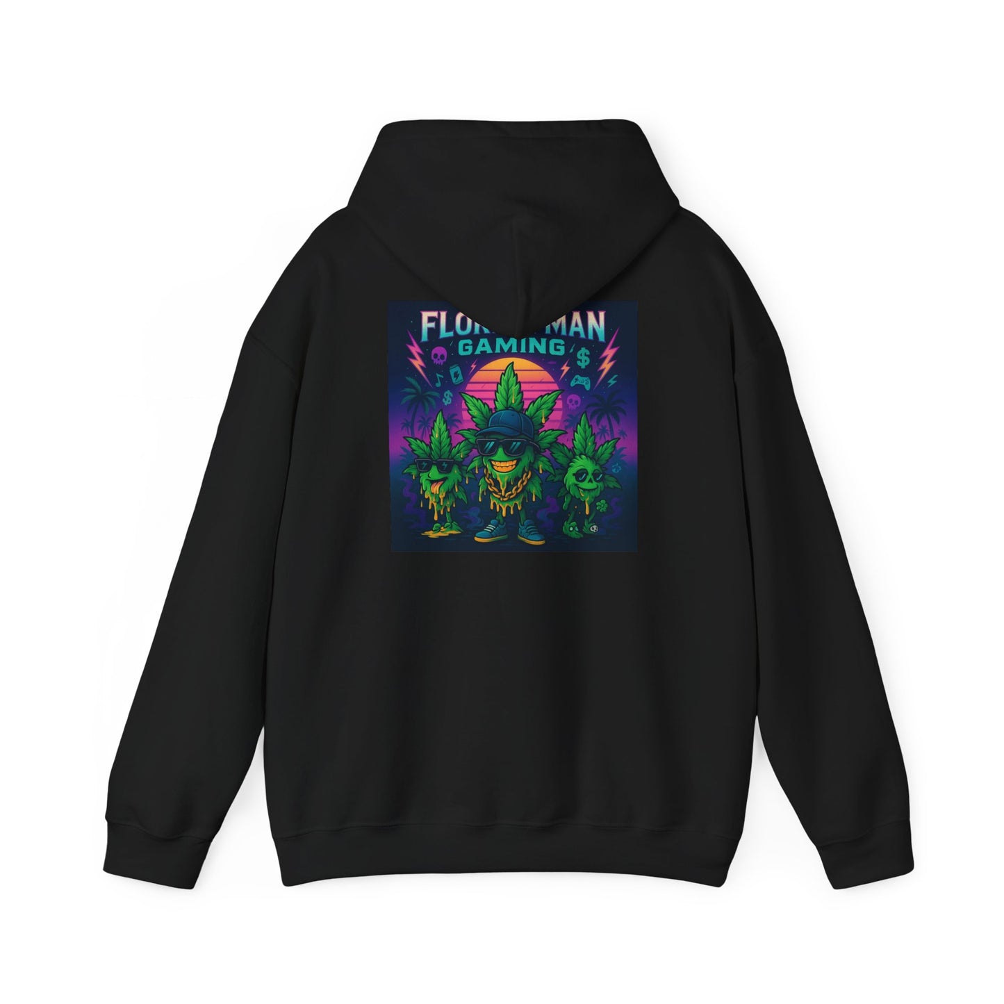 Gamer Hooded Sweatshirt with Colorful Monster Design, Unisex Hoodie for Gaming Lovers, Perfect Gift for Birthdays, Cosplay, and Holidays