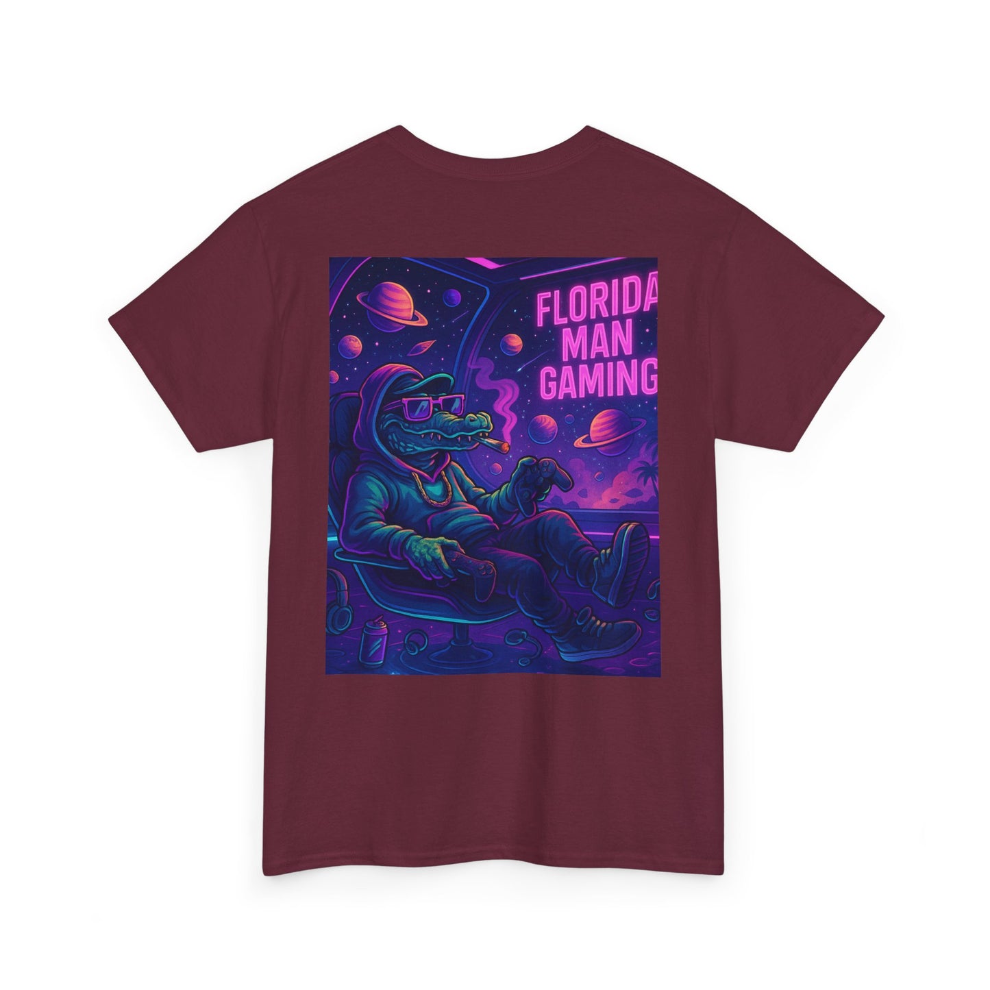 Florida Man Gaming Unisex Cotton Tee, Fun Florida Humor, Gamer Shirt, Unique Gift, Unisex T-shirt