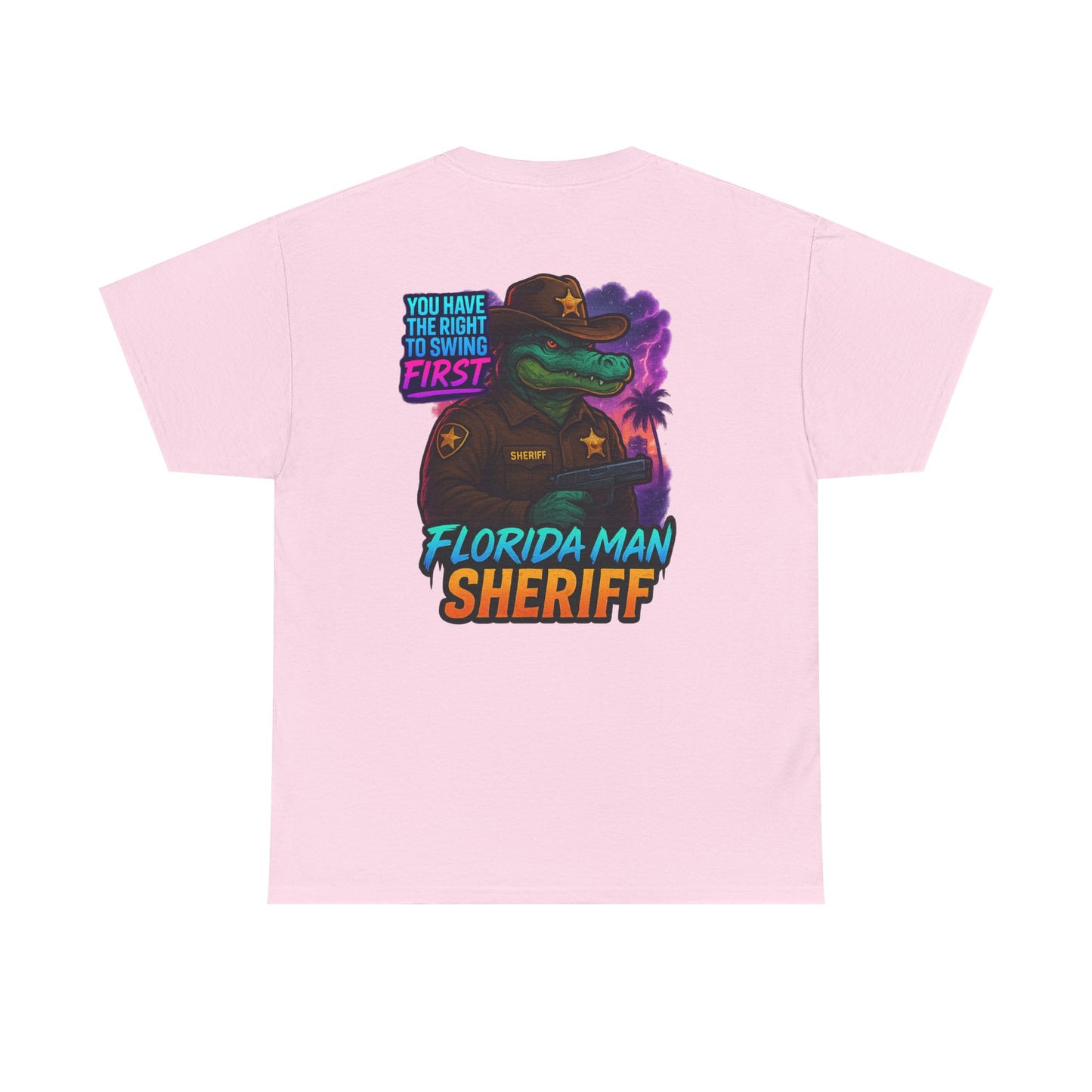 Florida Man Sheriff Tee - Fun Unisex Cotton T-Shirt, Graphic Tee for Florida Lovers, Gift for Dads, Unique Humor Shirt, Casual Wear