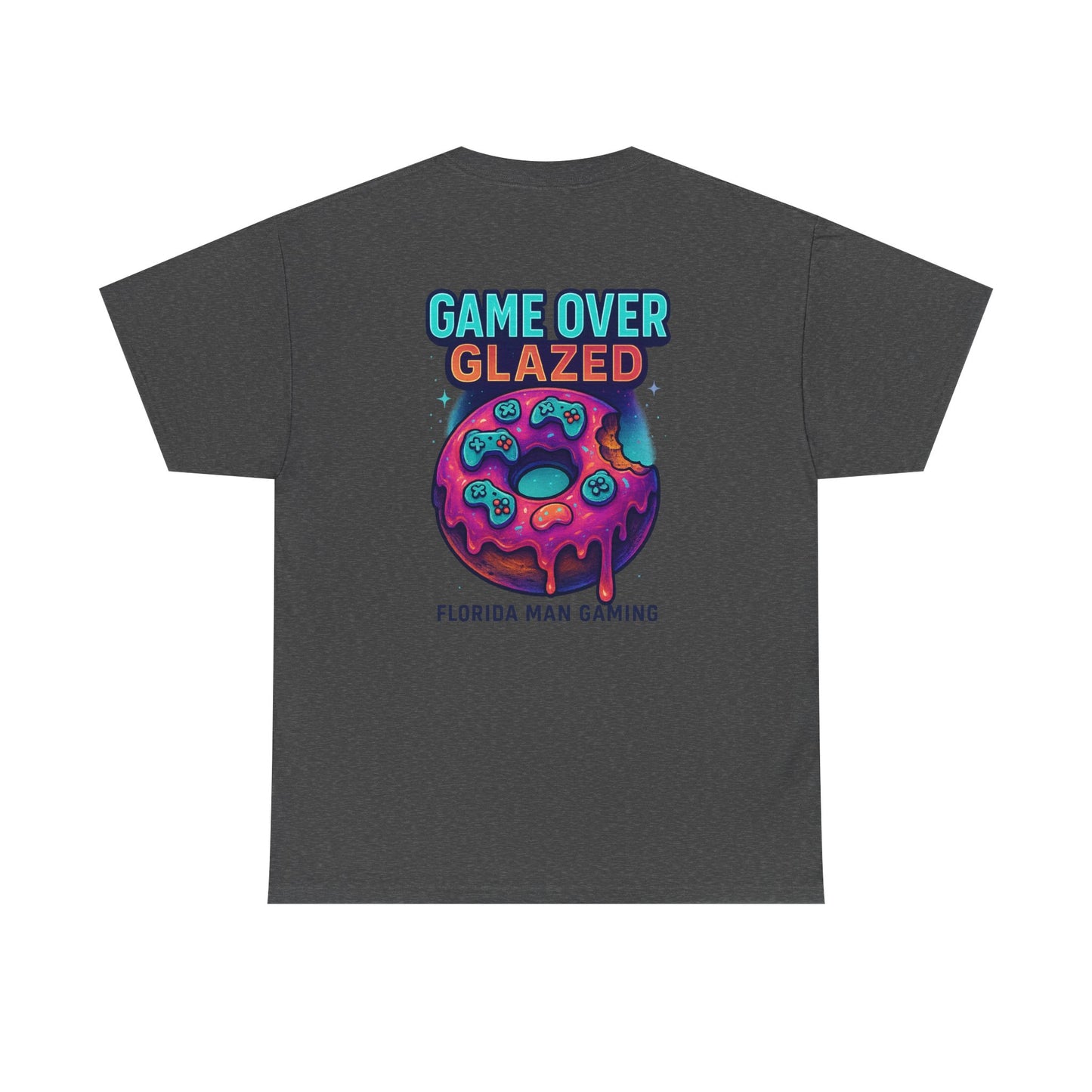 Gaming Graphic Tee for Retro Fun Lovers, Perfect for Gifts, Casual Wear, Gaming Events, Game Over Design