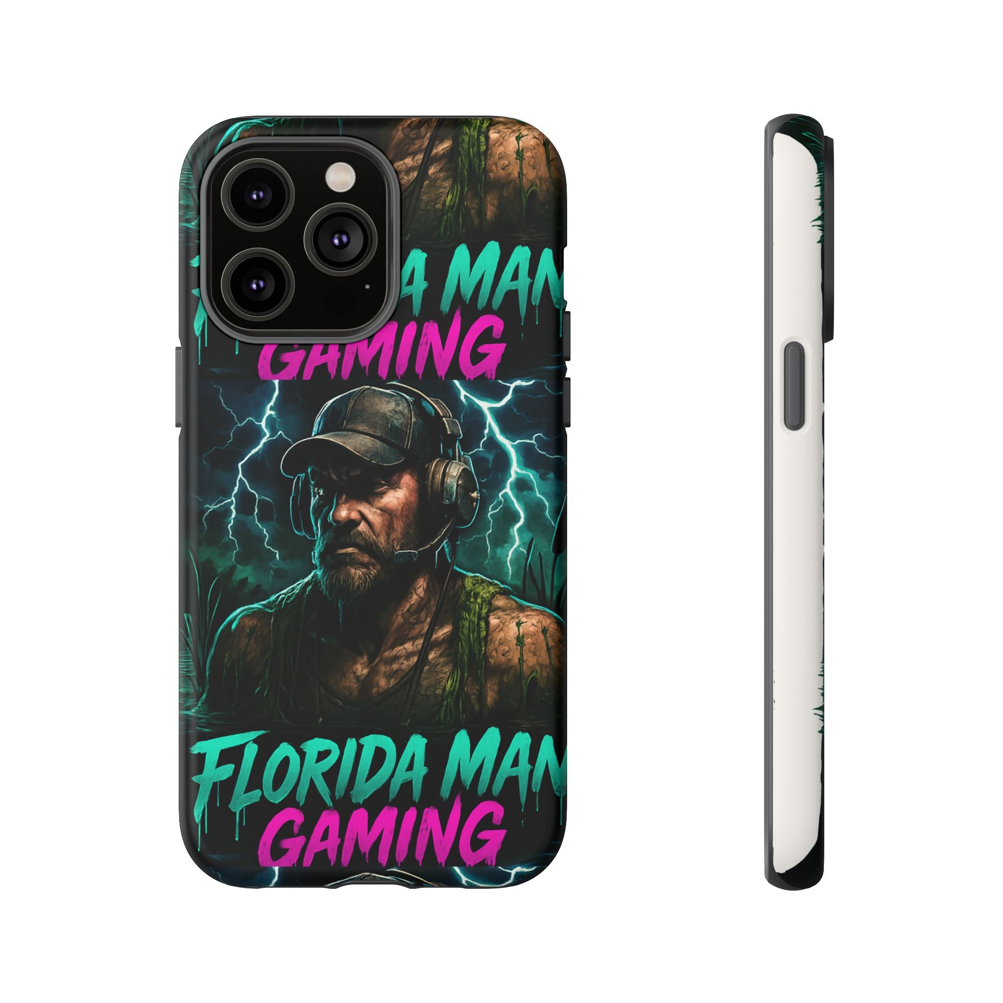 Phone Case - Florida Man Gaming Mascot Rising from the Swamp Tough Case