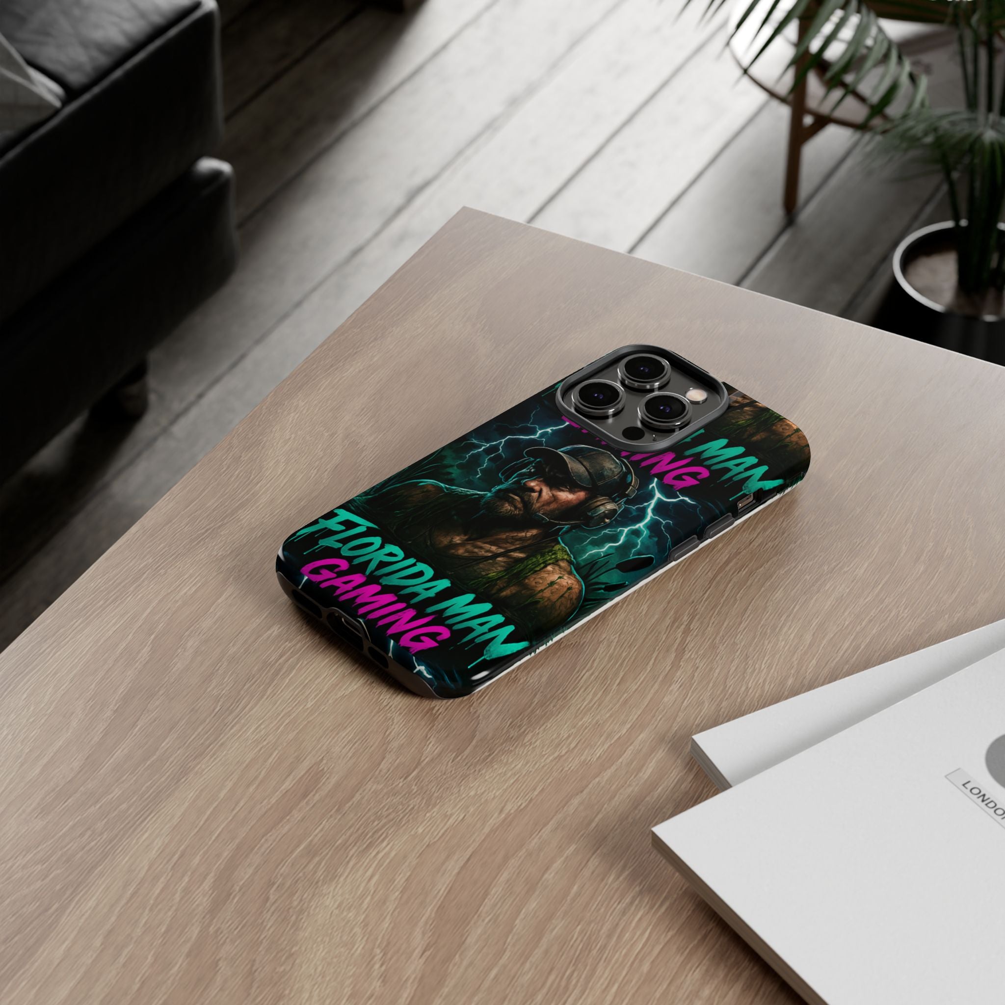 Phone Case - Florida Man Gaming Mascot Rising from the Swamp Tough Case