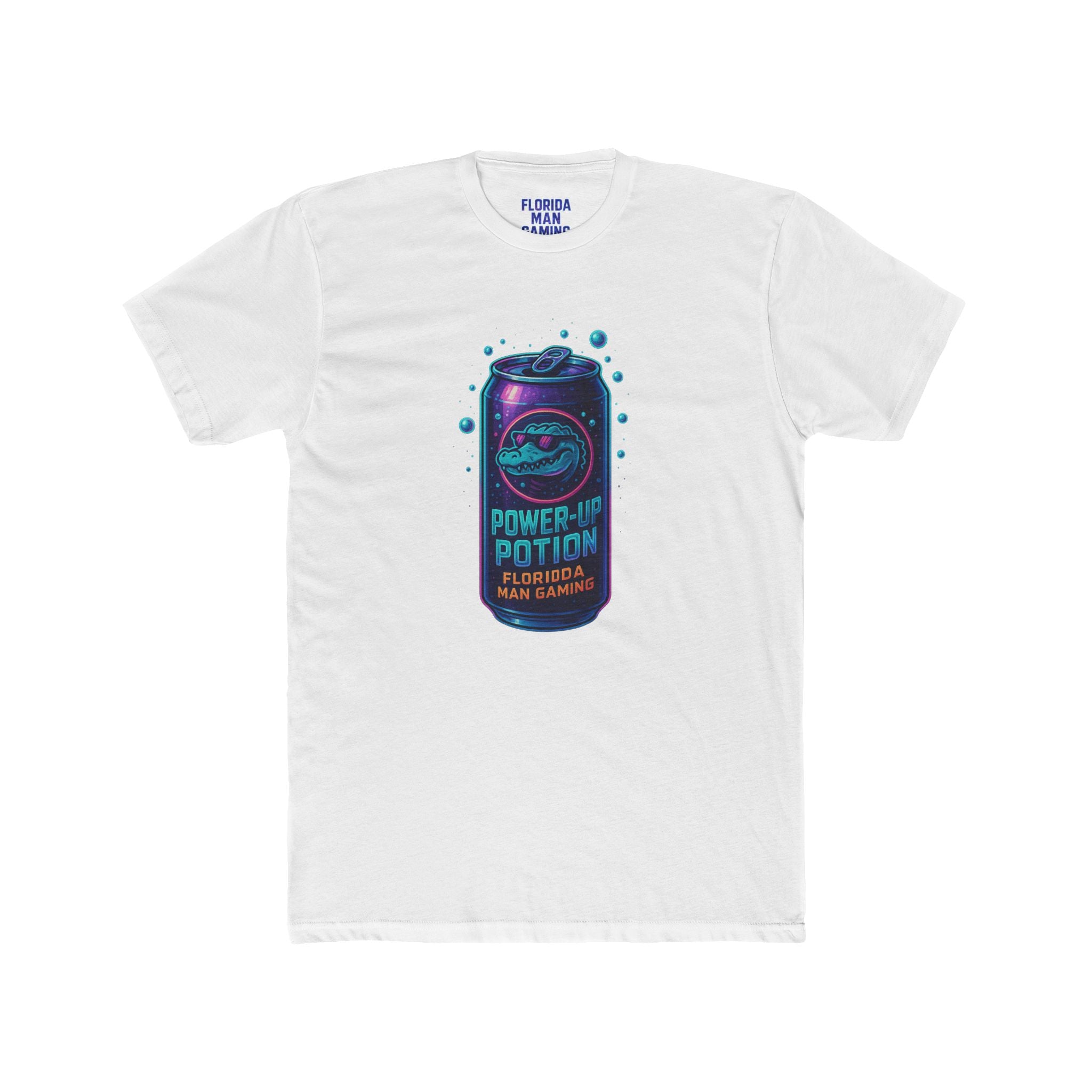 Florida Man Crew Tee: Gaming Humor Shirt, Fun Gift for Gamers, Unisex Tee for Parties, Retro Style Casual Wear, Unique Birthday Present