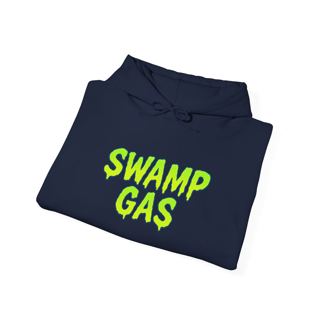 Swamp Gas Unisex Hoodie | Fun Gift for Halloween, Cozy Casual Wear, Unique Graphic Sweatshirt, Quirky Style, Perfect for Fall