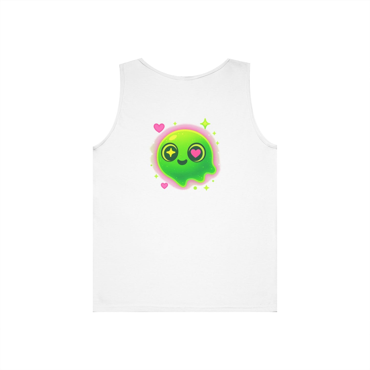 Cute Cartoon Glow-in-the-Dark Tank Top, Summer Outfit, LGBTQ+ Pride Wear, Festival Attire, Funny Gift for Teens, Casual Wear