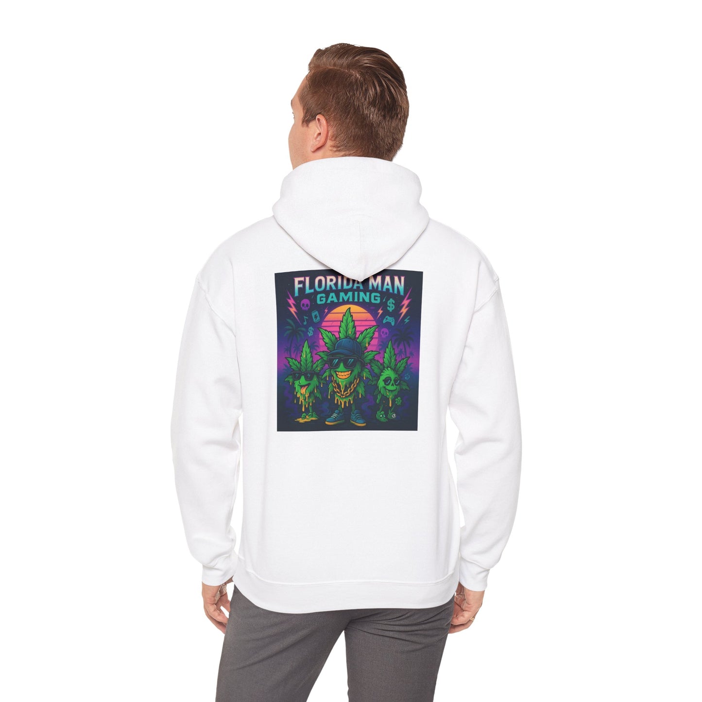 Gamer Hooded Sweatshirt with Colorful Monster Design, Unisex Hoodie for Gaming Lovers, Perfect Gift for Birthdays, Cosplay, and Holidays