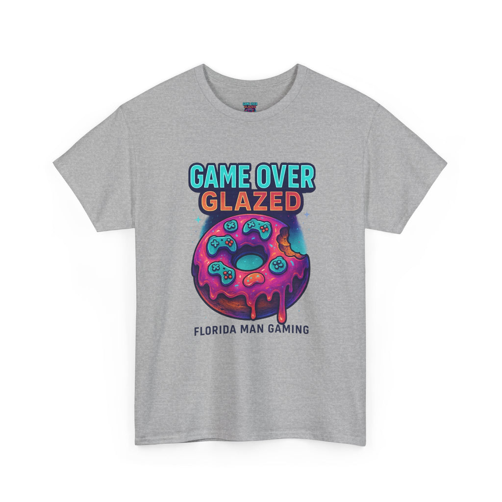 Gaming Graphic Tee for Retro Fun Lovers, Perfect for Gifts, Casual Wear, Gaming Events, Game Over Design