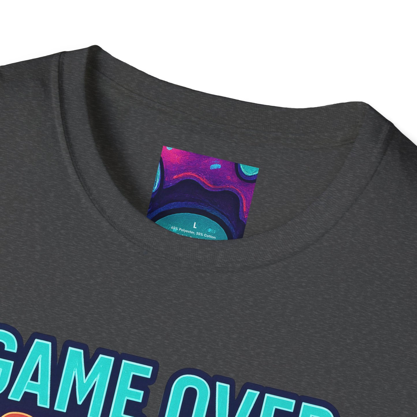 Retro Gamer Donut T-Shirt - Fun Gaming Tee, Unisex Softstyle, Perfect for Gamers, Gaming Events, Birthday Gifts, Casual Wear