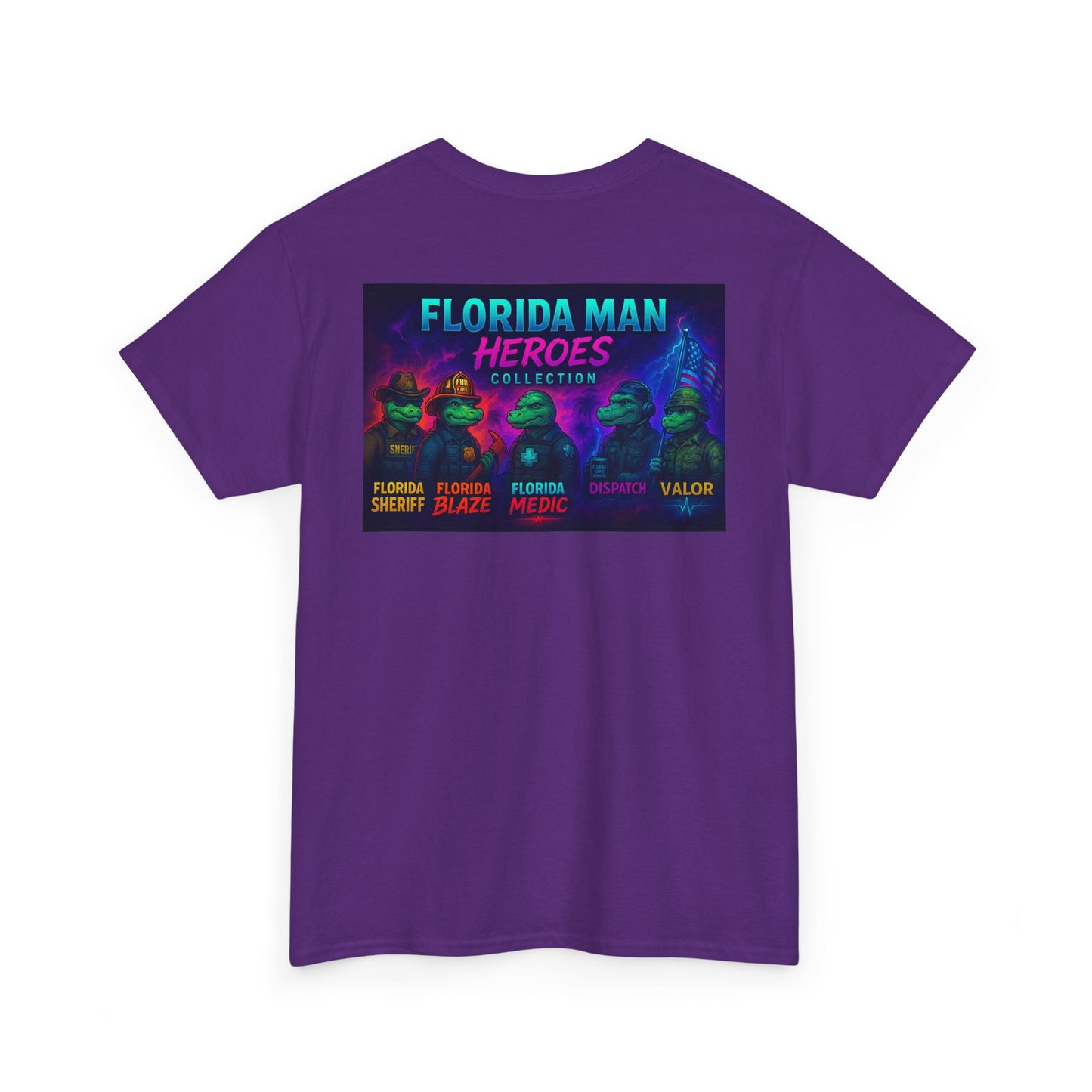 Florida Man Heroes Unisex Tee | Fun Graphic Shirt, Unique Gift, Florida Pride, Casual Style, Funny Tee