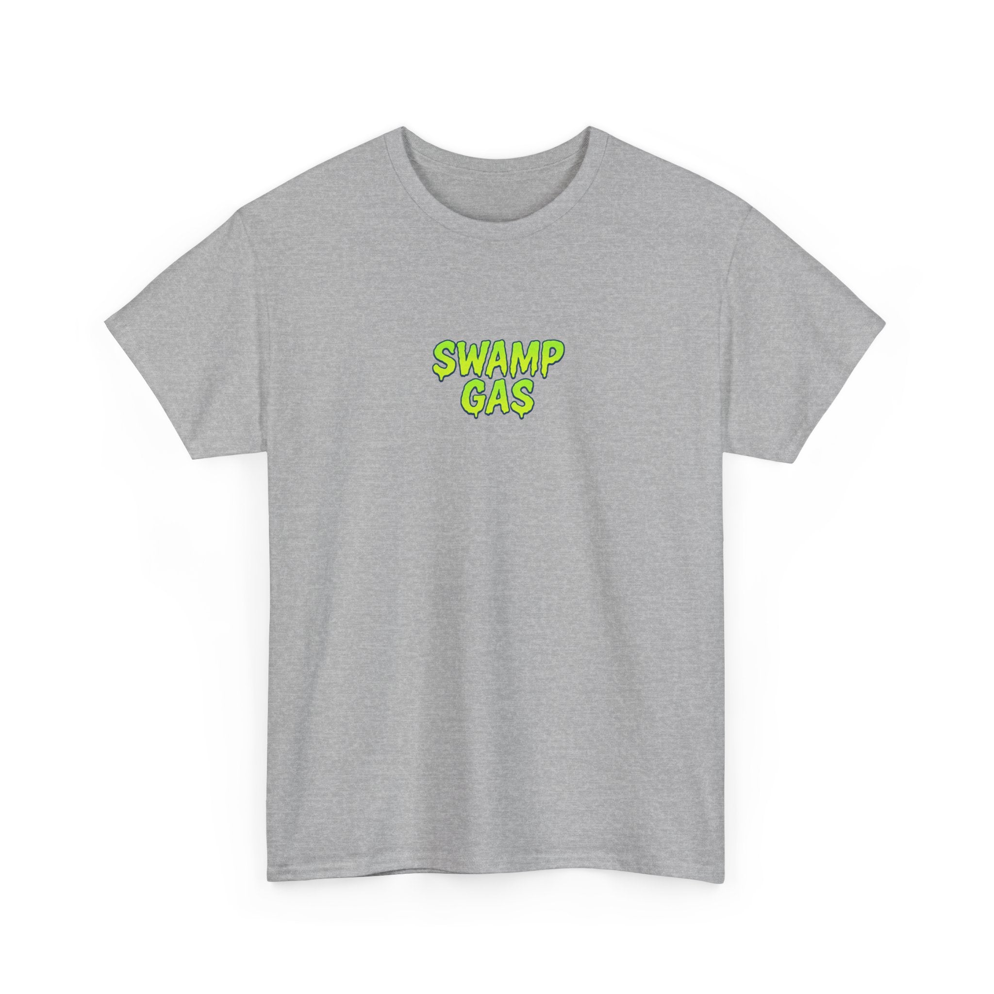 Swamp Gas Monster Unisex Tee, Fun Graphic Shirt, Gift for Monster Lovers, Casual Wear, Halloween Apparel, Youth and Adult Sizes