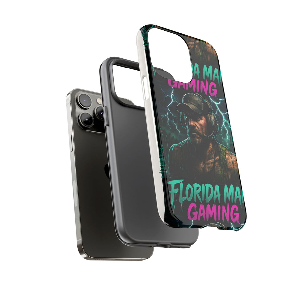 Phone Case - Florida Man Gaming Mascot Rising from the Swamp Tough Case