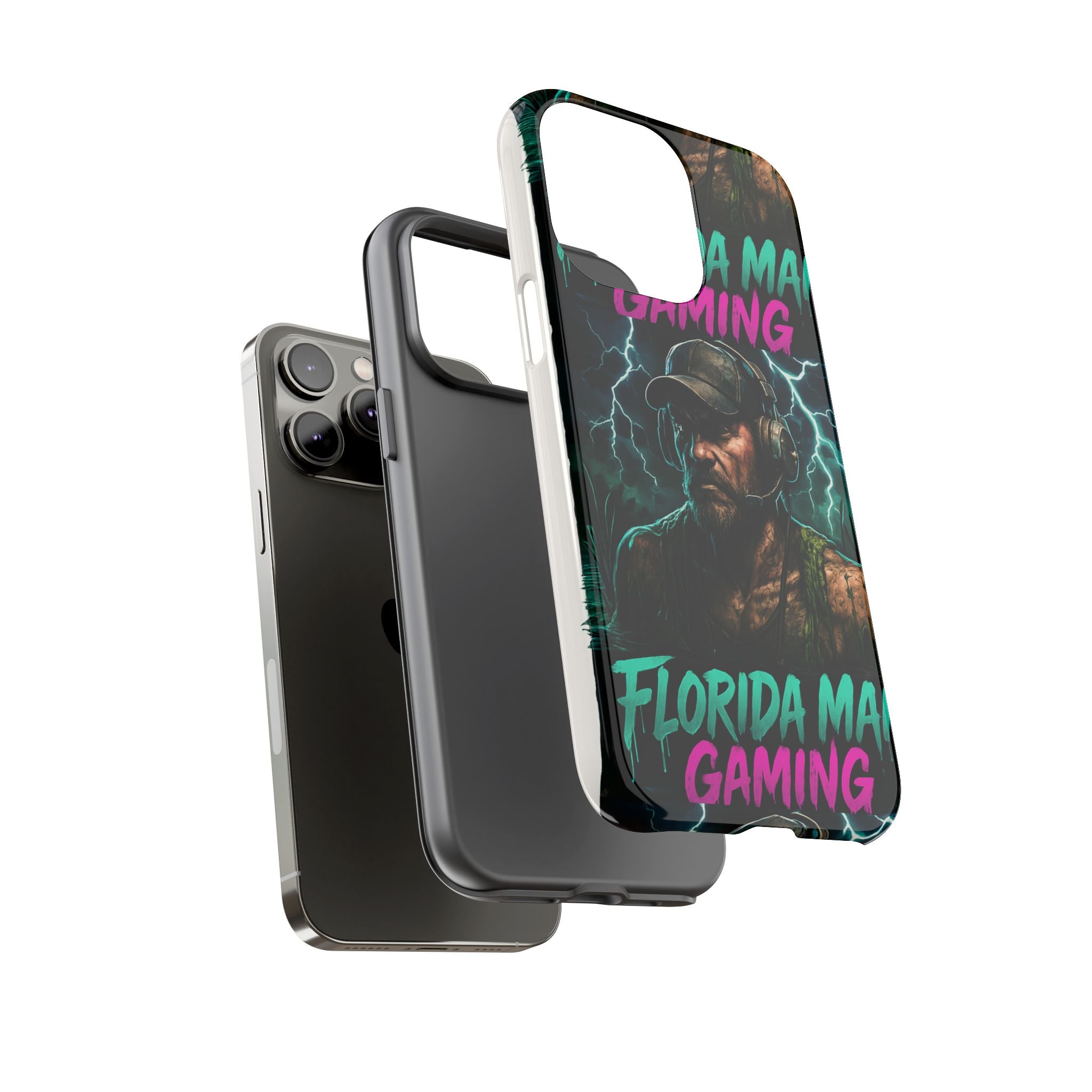 Phone Case - Florida Man Gaming Mascot Rising from the Swamp Tough Case